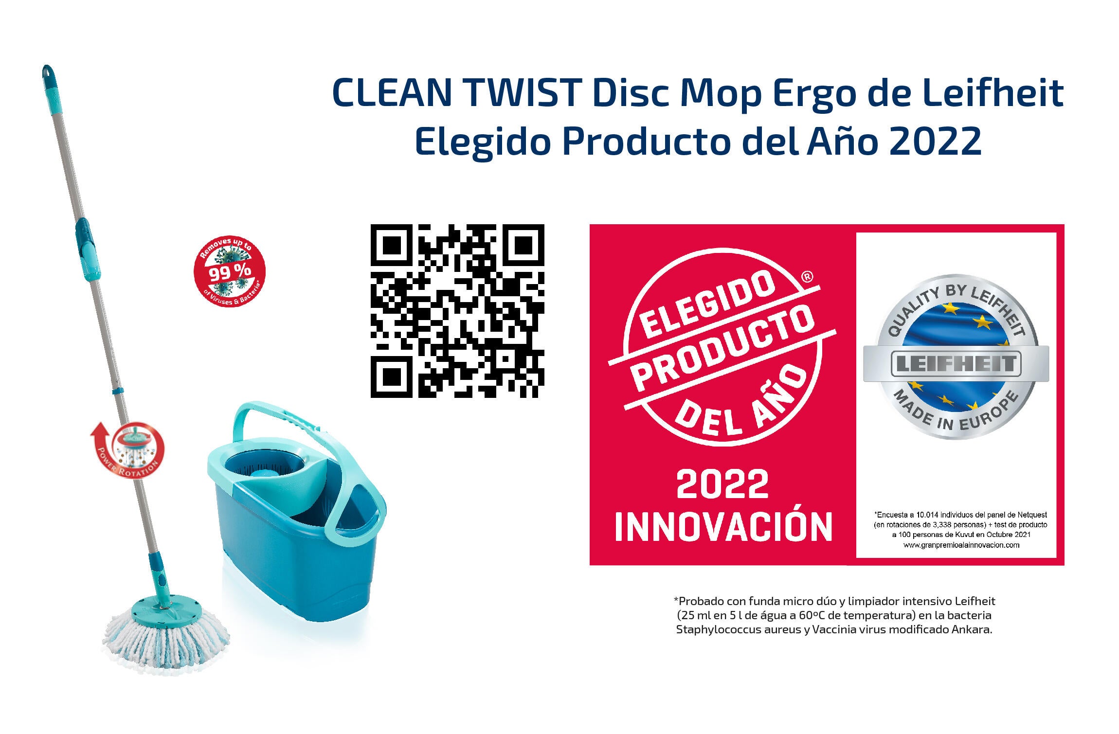 Sistema Clean Twist Esfregona e Balde LEIFHEIT - 4