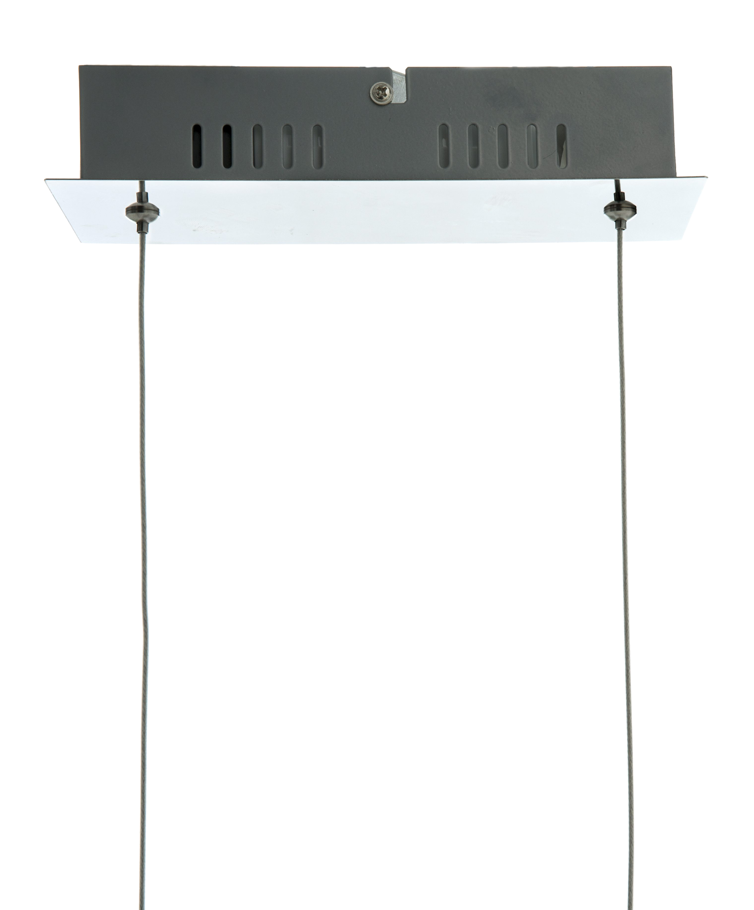 Lámpara de techo colgante gris 1 luz LED Symphonie 26 cm altura regulable - 9