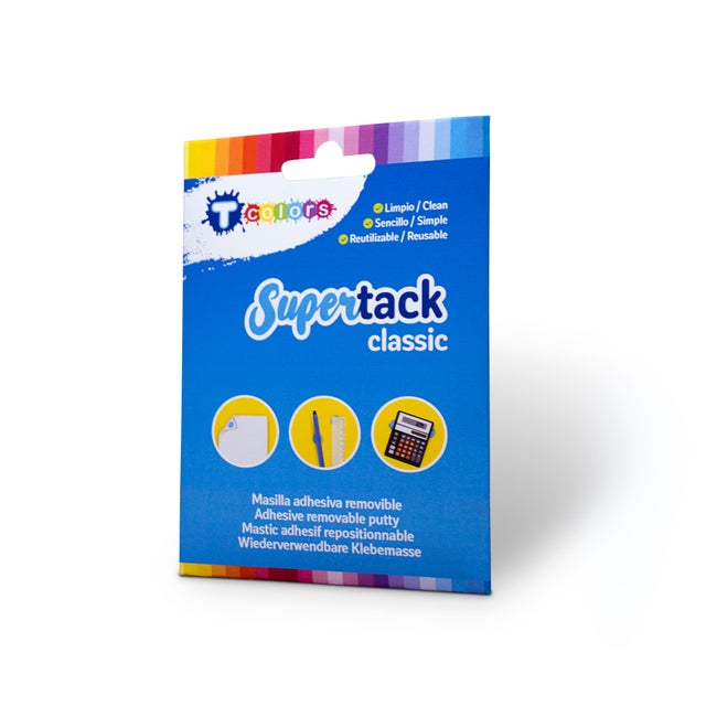 Supertack masilla adhesiva TCOLORTS 50gr azul