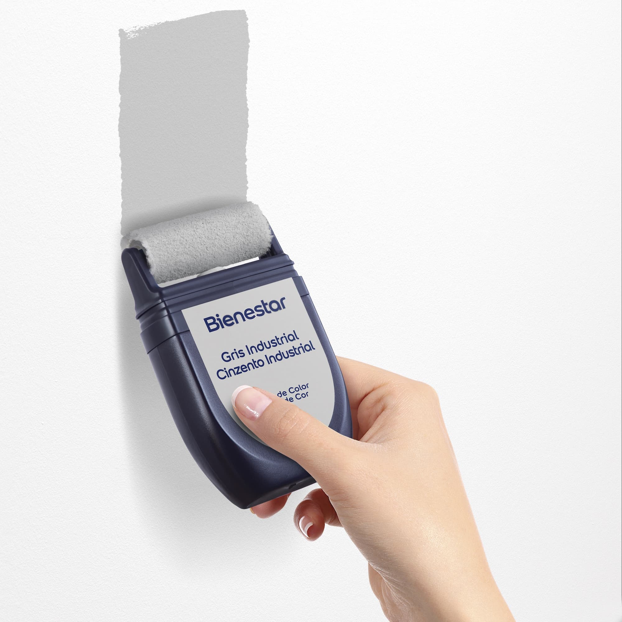 Tester de pintura bienestar bruguer mate 30 ml gris industrial