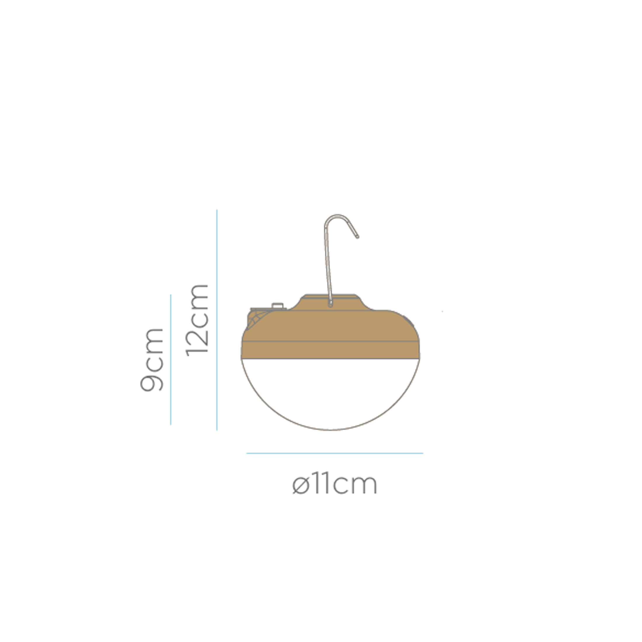 Lampada da esterno senza fili CHERRY BULB BATTERY BEIGE beige , luce dal bianco caldo al neutro IP54 NEWGARDEN - 15