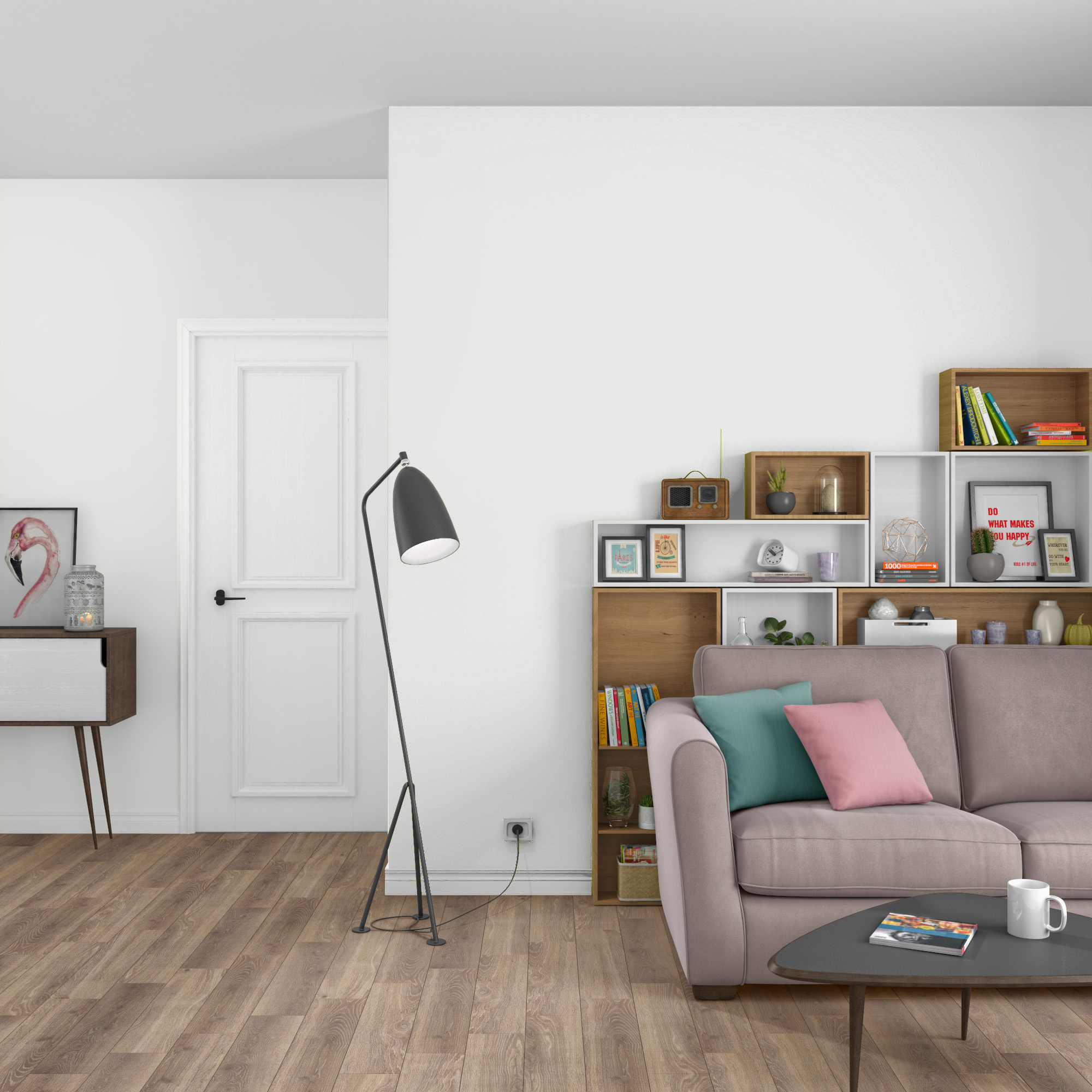 Tinta de interior decorativa LUXENS MATE 4L COOL 2 - 22