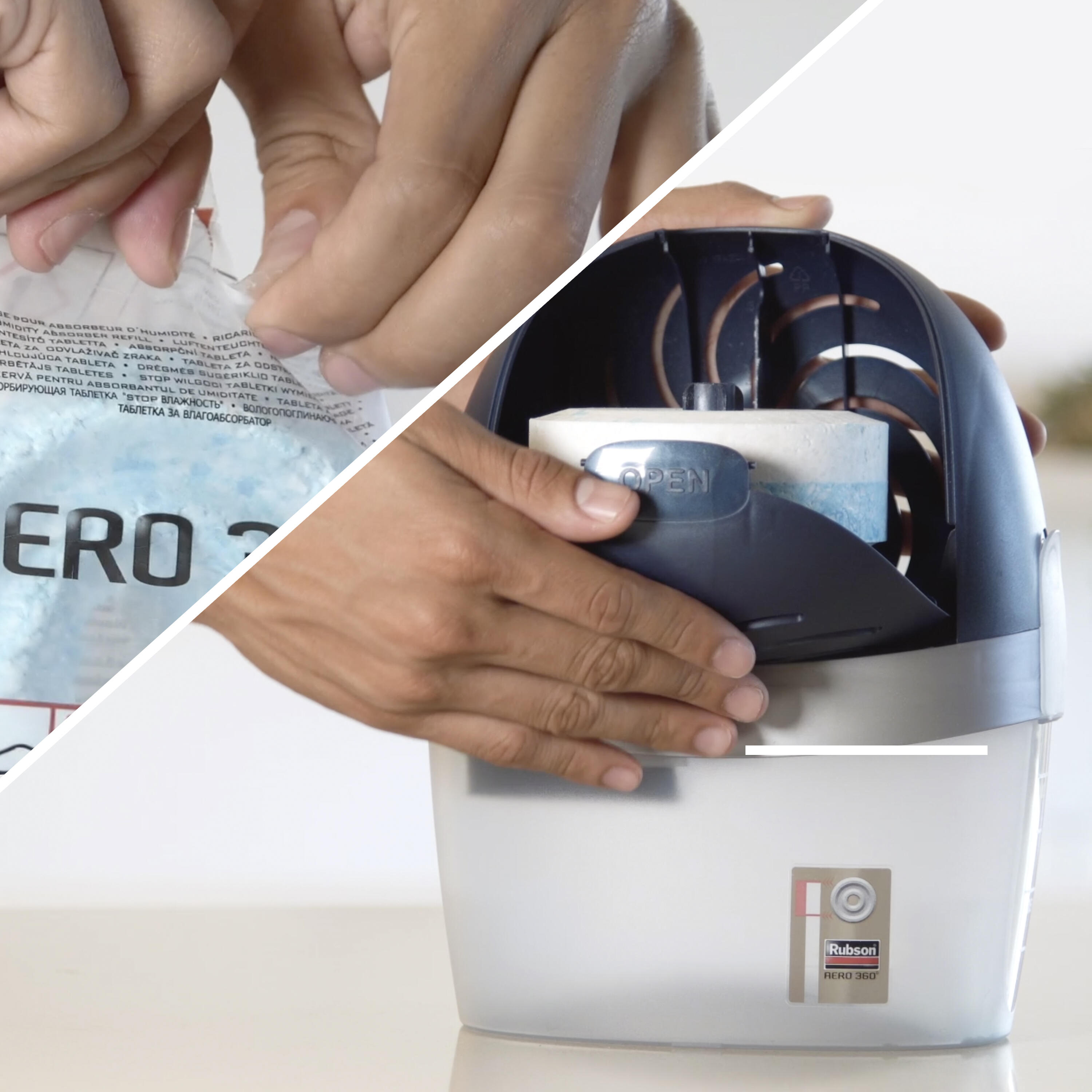 Recarga anti-humidade RUBSON AERO360 - 12