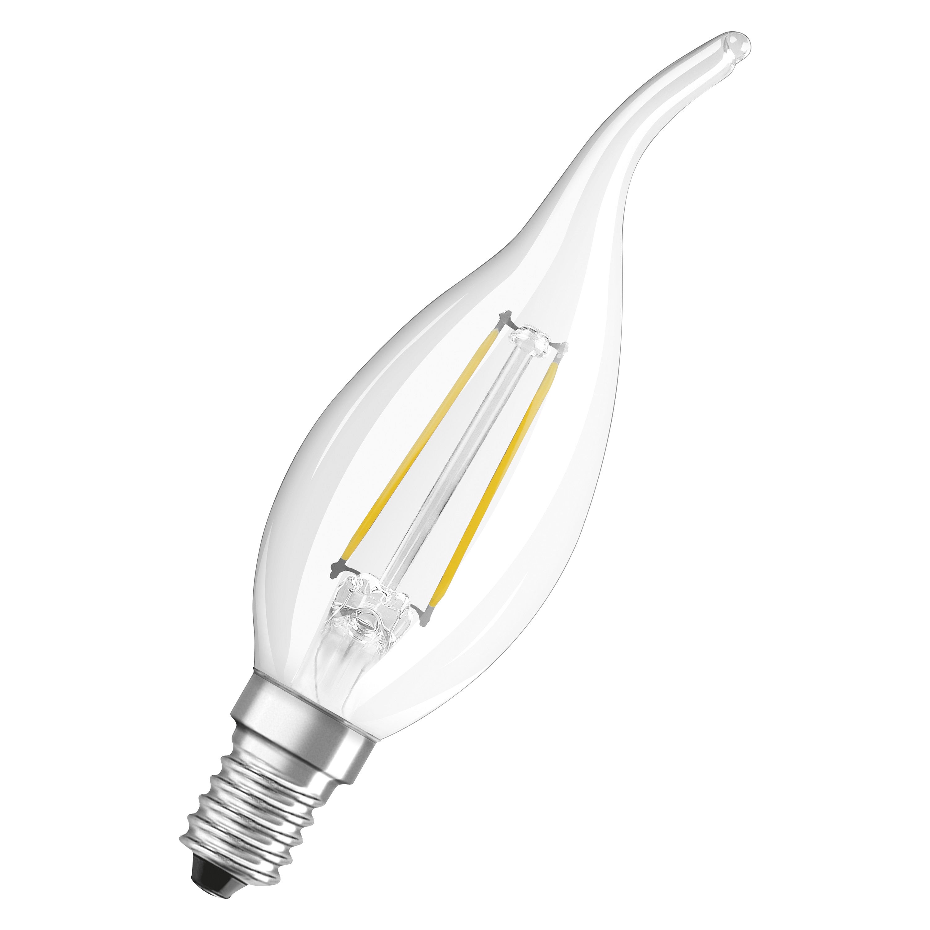 Bombilla led filamento e14 vela golpe de viento 4w 470 lm blanco cálido