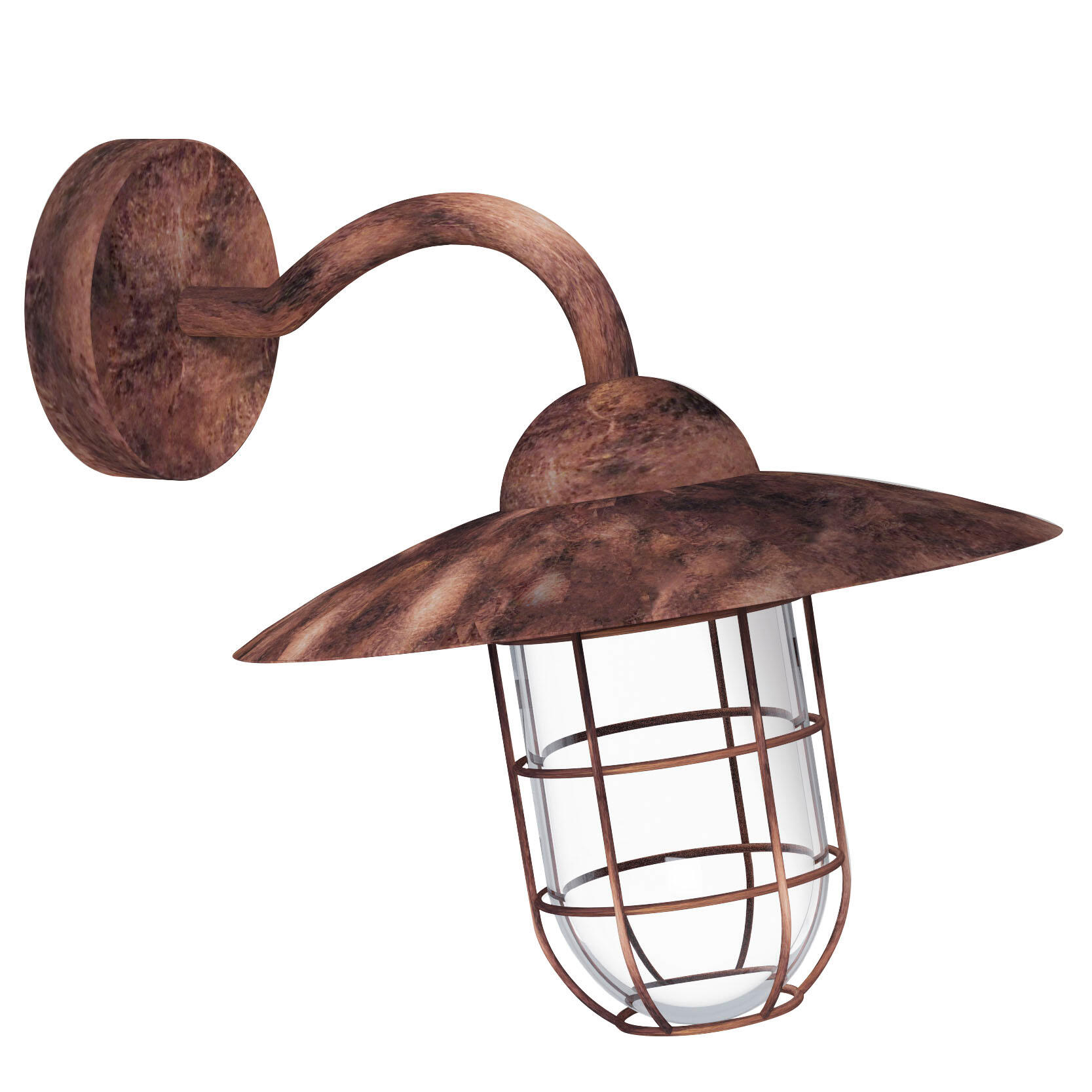 Applique rustico da esterno Melgoa ruggine resistente all'acqua IP44 E27 EGLO - 3