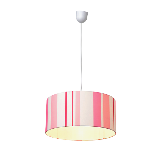 Lámpara de techo E27 Rayas 1L rosa