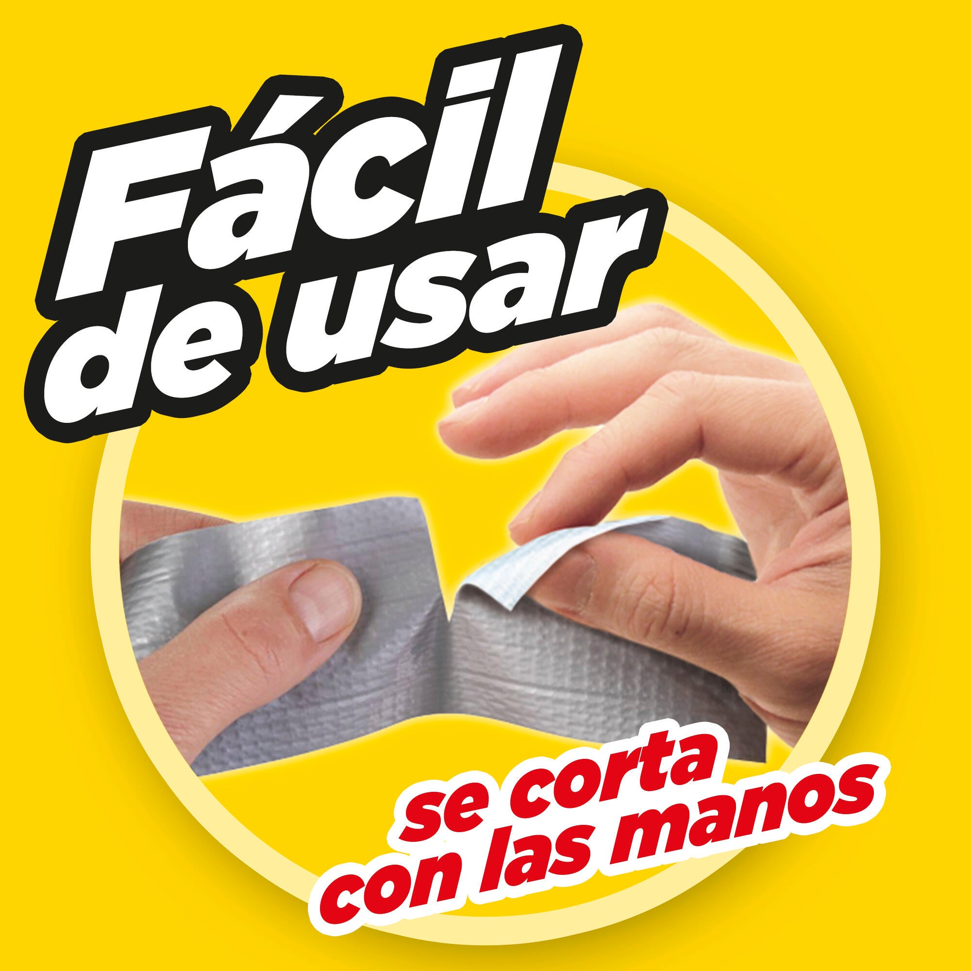 Nastro adesivo, SARATOGA American Tape per riparazione, resistente al gelo grigio H 50 mm x L 10 mt - 6