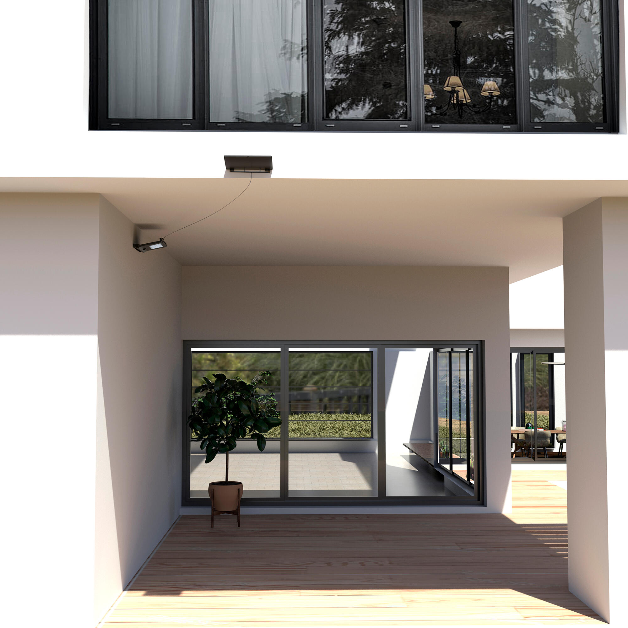 Proyector solar LED ARTE CONFORT Titan S 1000 lm IP65 con panel separado luz blanco neutro y detector de movimiento - 13