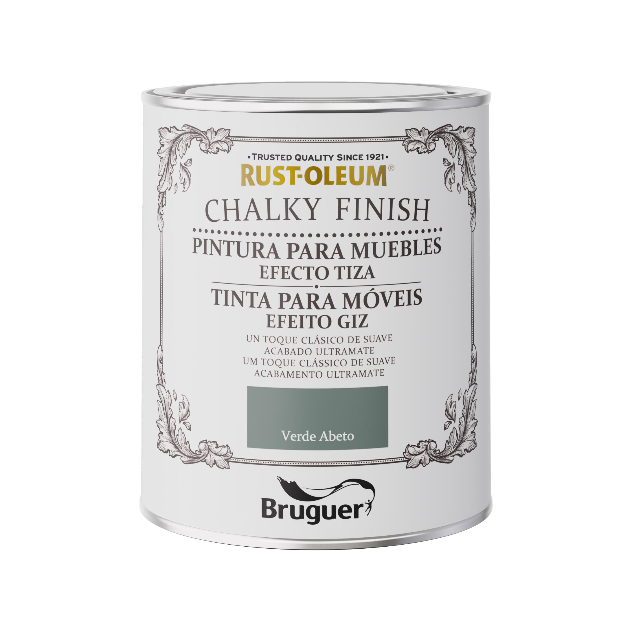 Pintura a la tiza CHALKY FINISH RUST-OLEUM 750 ml verde abeto - 2