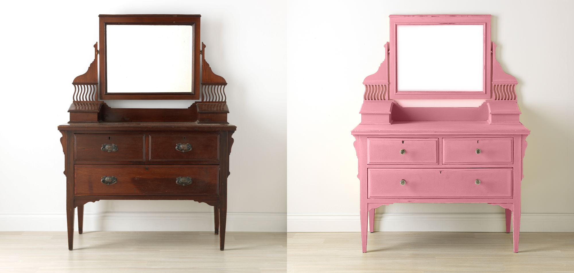 Pintura a la tiza spray CHALKY FINISH RUST-OLEUM 400 ml rosa antiguo - 5