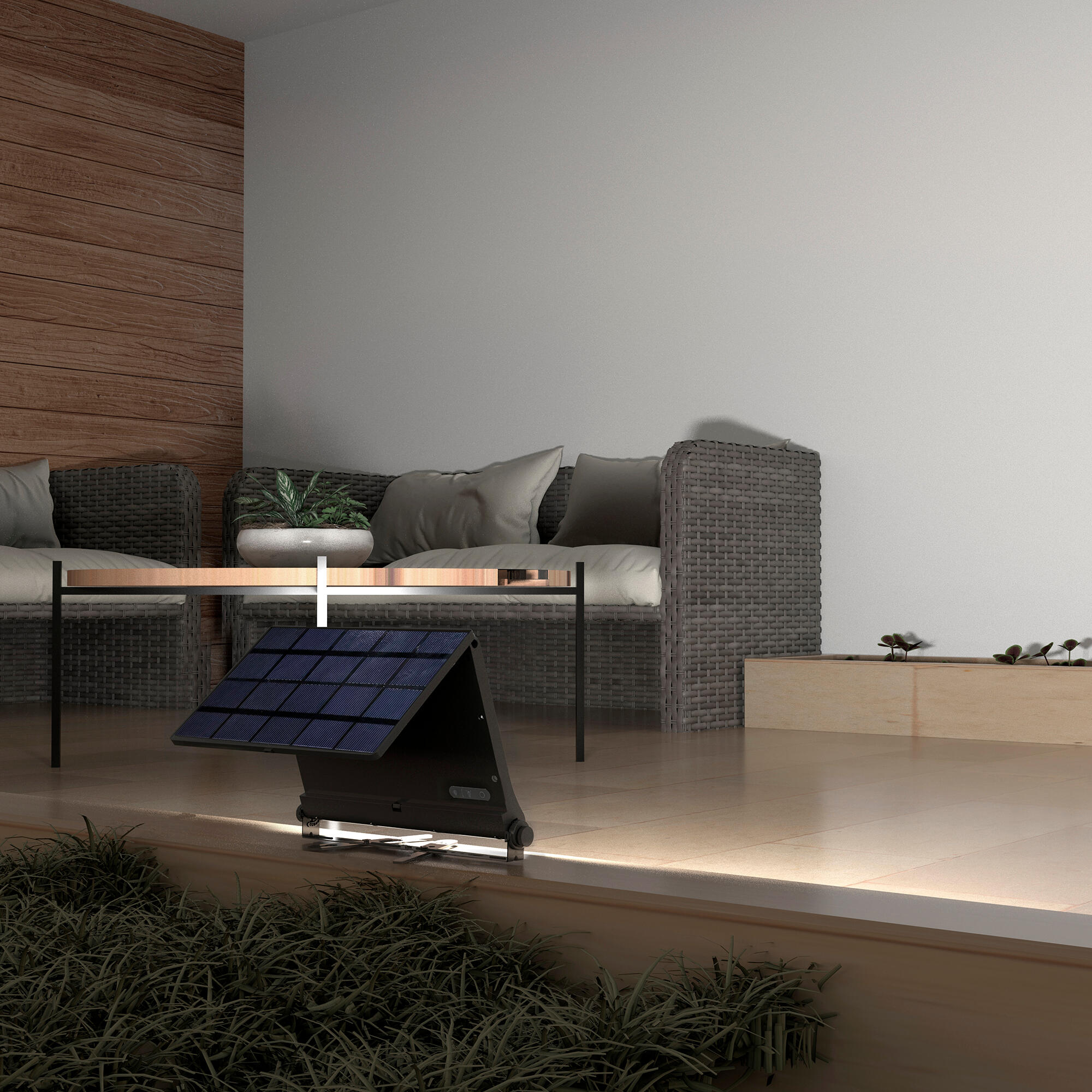 Proyector solar LED ARTE CONFORT Titan S 1000 lm IP65 con panel separado luz blanco neutro y detector de movimiento - 12