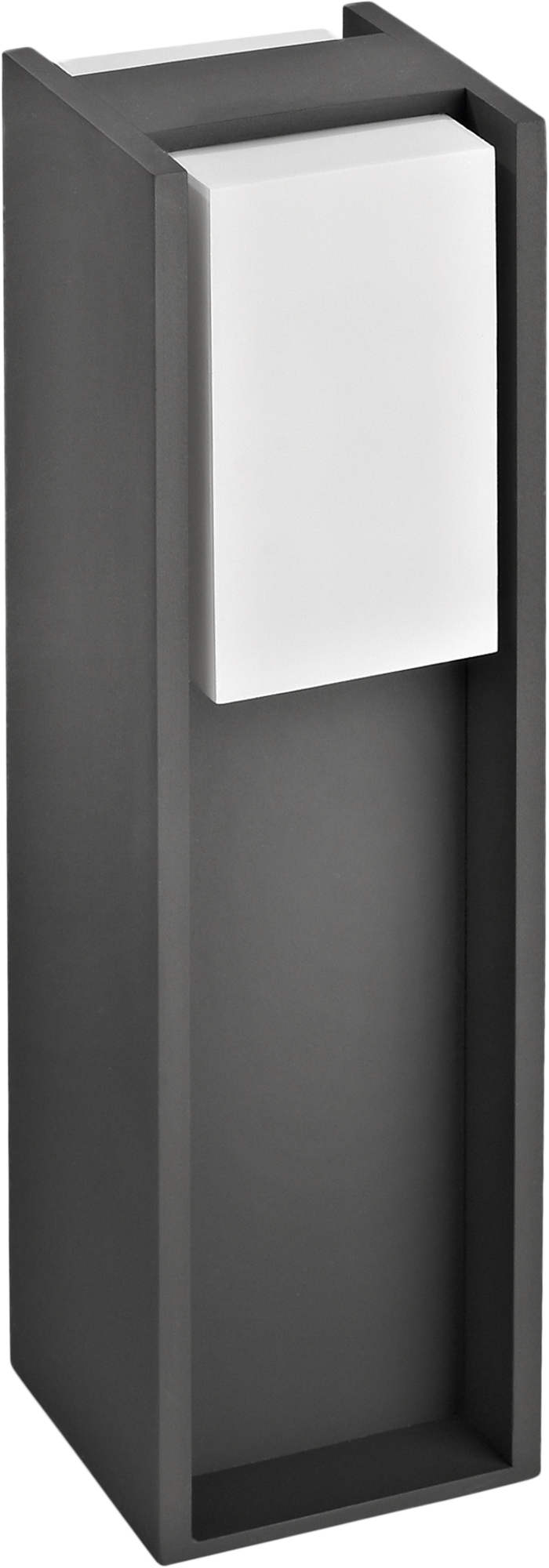 Baliza de jardín exterior E27 Philips 40.2 cm negro resistencia IP44 - 6