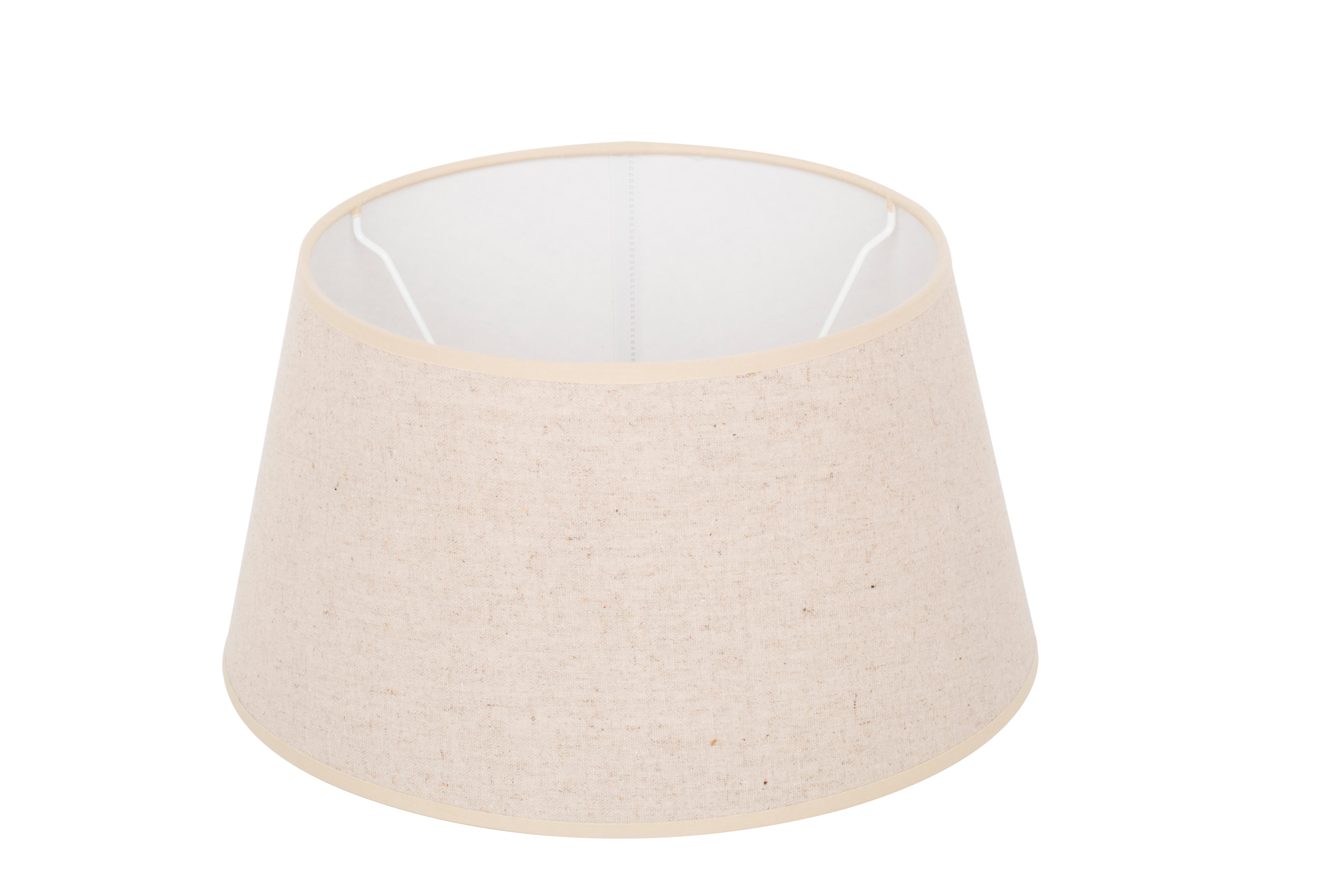 Pantalla de 20cm inspire lino marrón