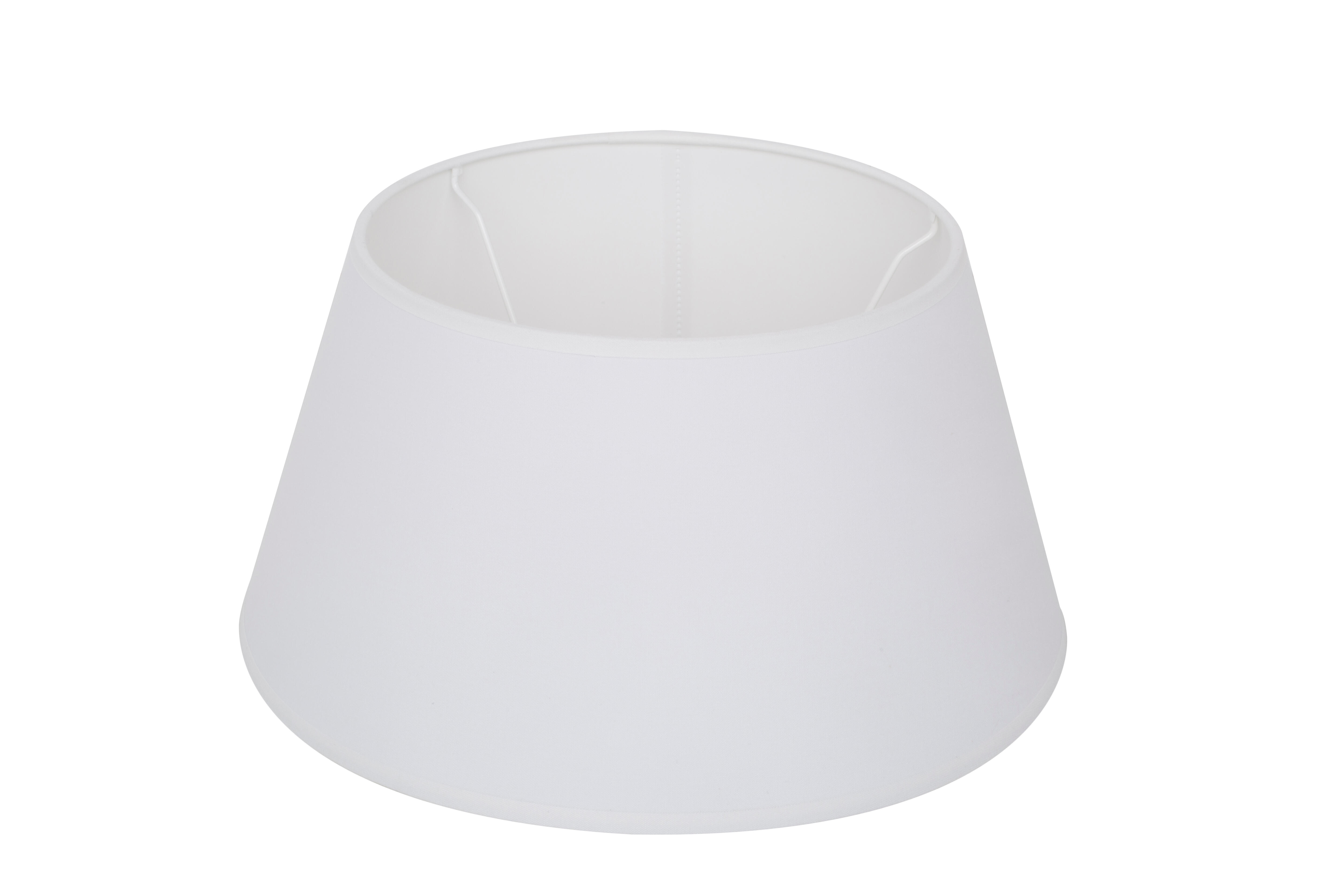 Pantalla de 17cm inspire algodón blanco