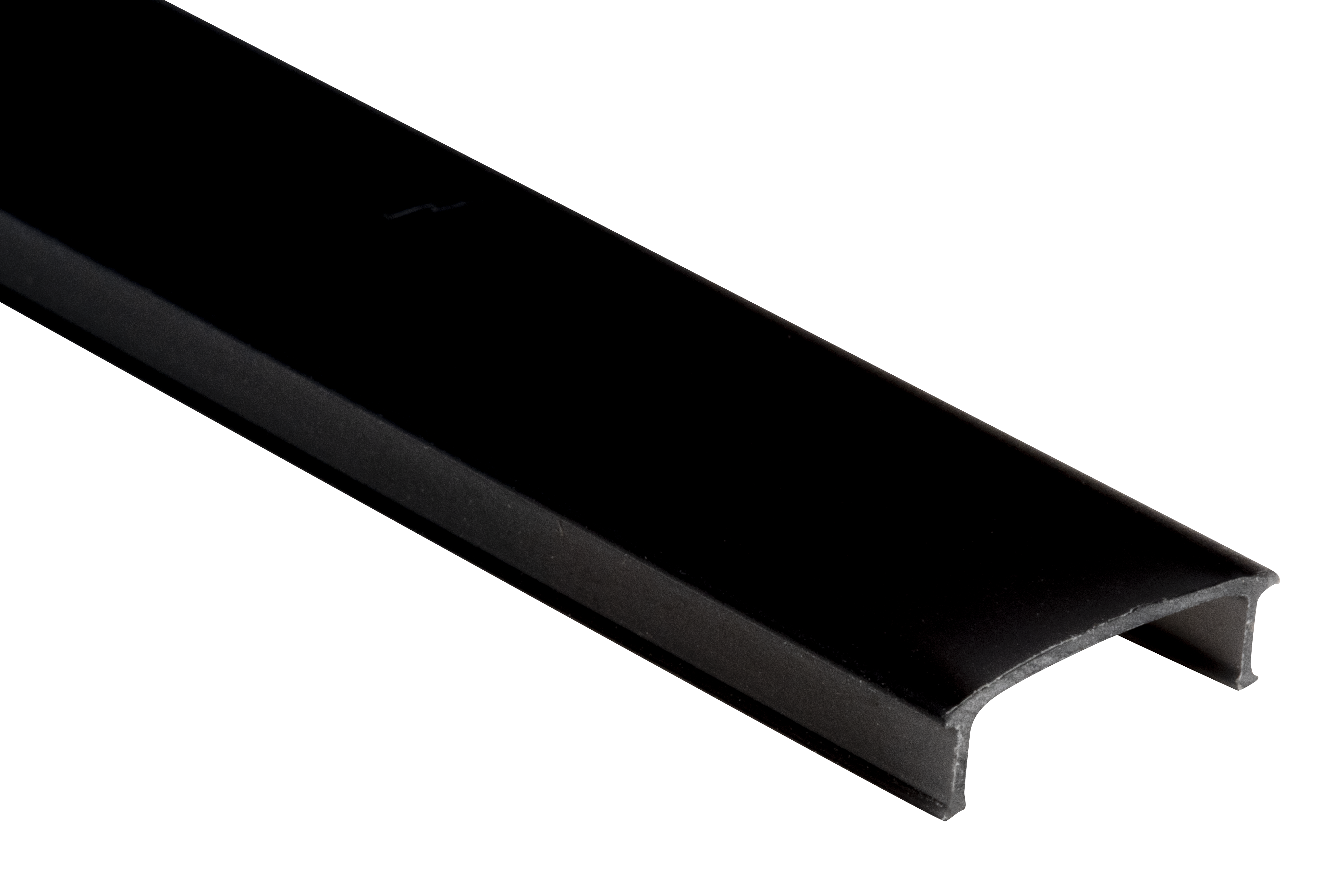 Difusor de perfil borde de empotrar negro yeso 33x13