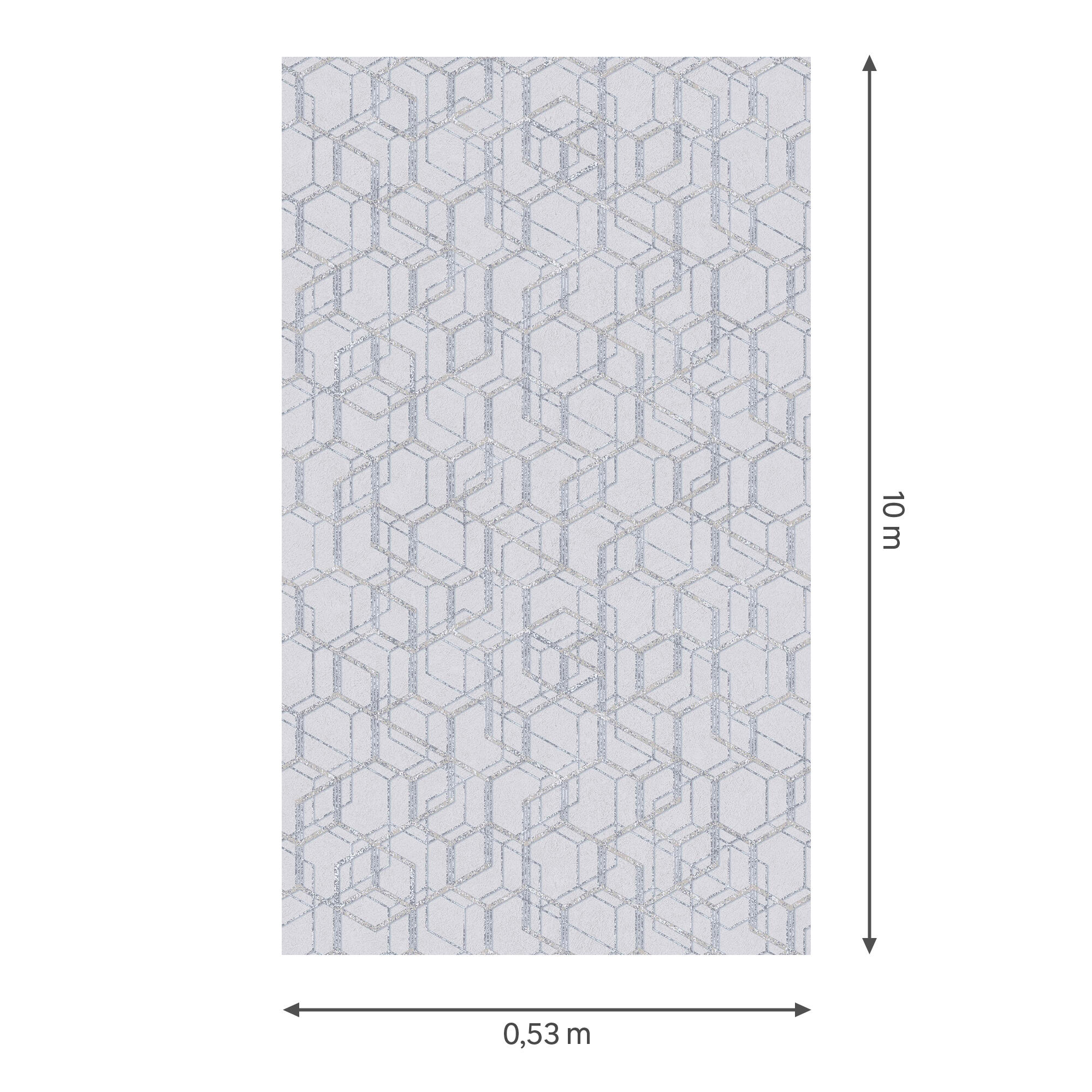 Papel pintado geometrico 270523 gris
