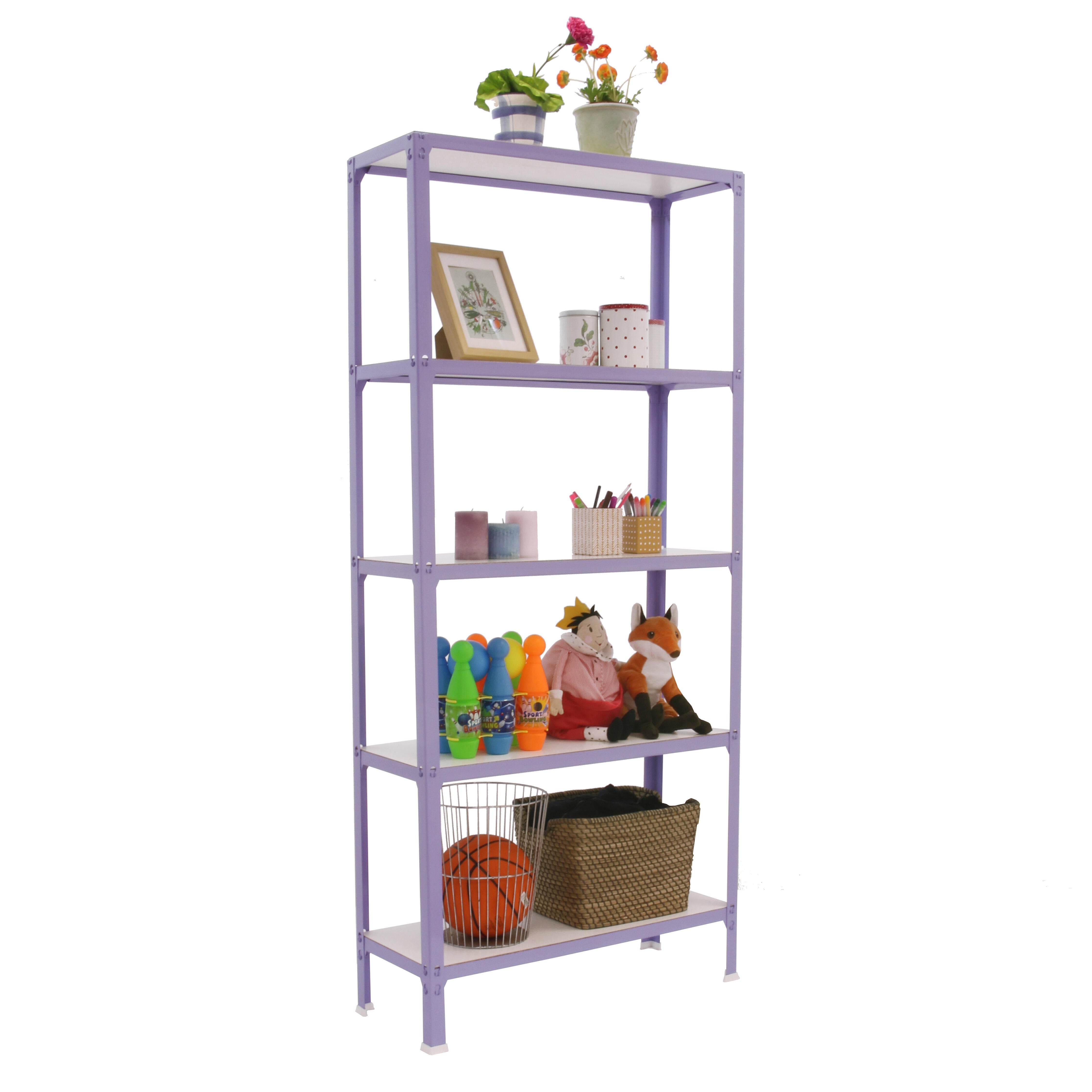 Estanteria sin tornillos homeclick violeta mini 5/30