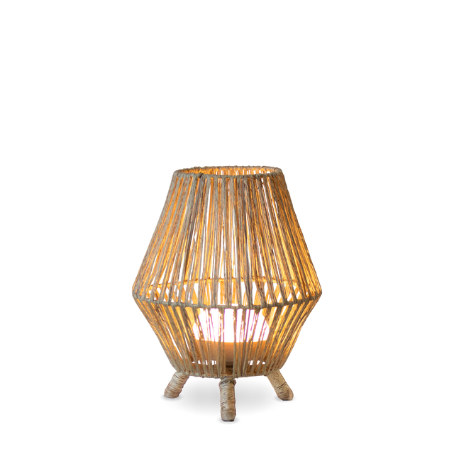Objeto iluminado sem fio LED 900lm IP54 32.5 cm bege Newgarden Sisine