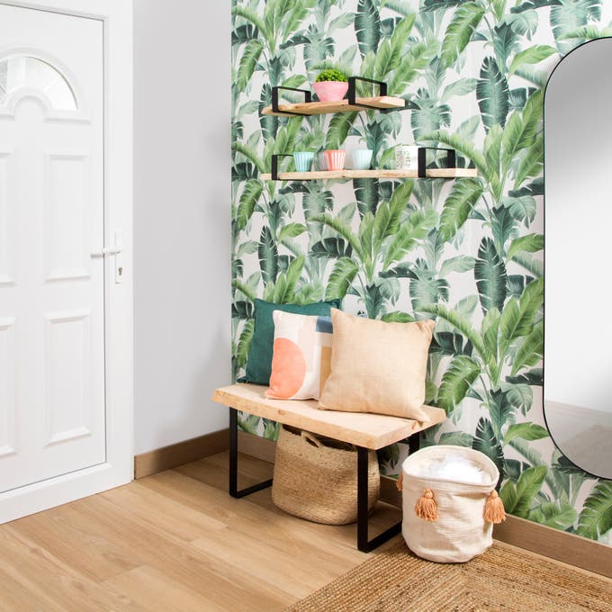 Papel de parede LEAFS VERDE