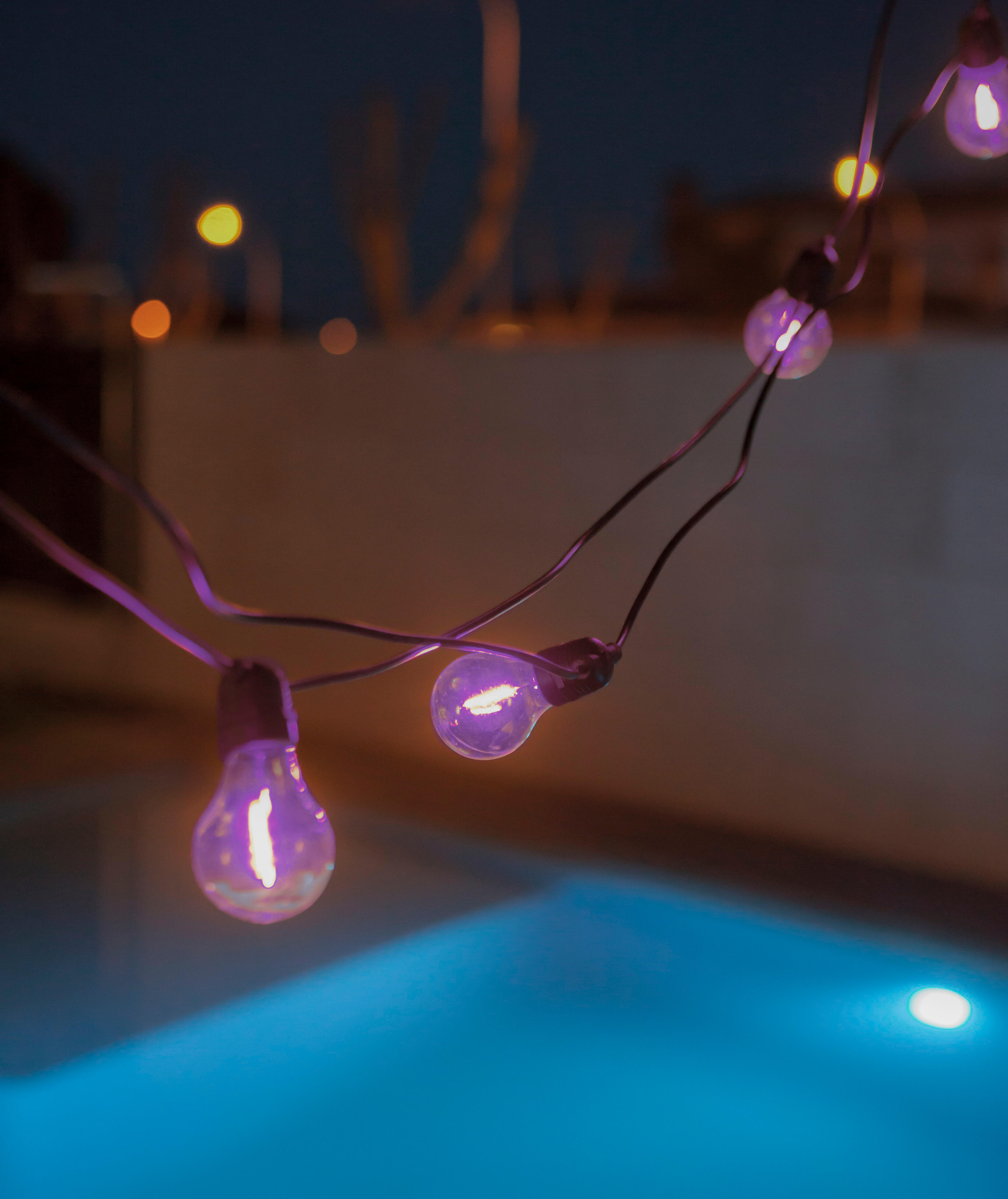 Grinalda solar Allegra  IP44 4.5LM 10 luzes RGB com comando - 17