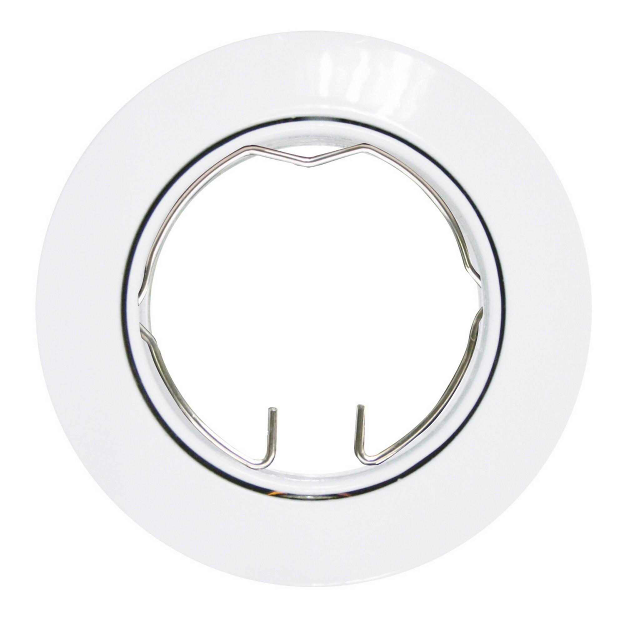 Portafaretto da incasso in alluminio CLANE GU10 bianco tondo IP23 INSPIRE - 5