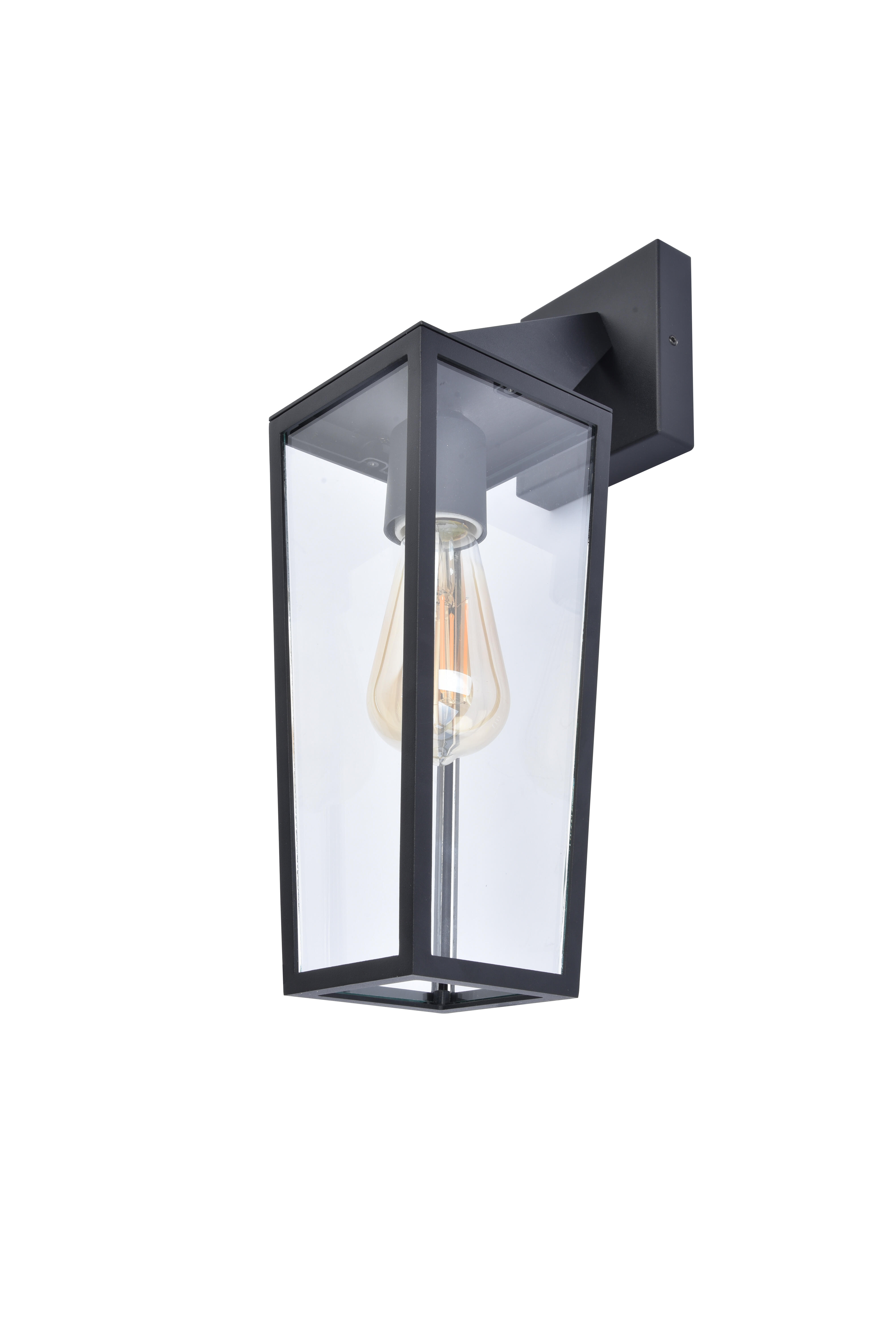 Applique classico da esterno Pine nero resistente all'acqua IP44 E27 LUTEC - 6