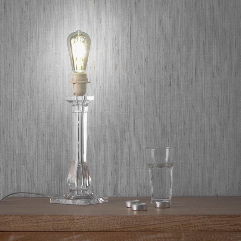 Podstawa lampy stołowej Rozala transparentna E27 Inspire