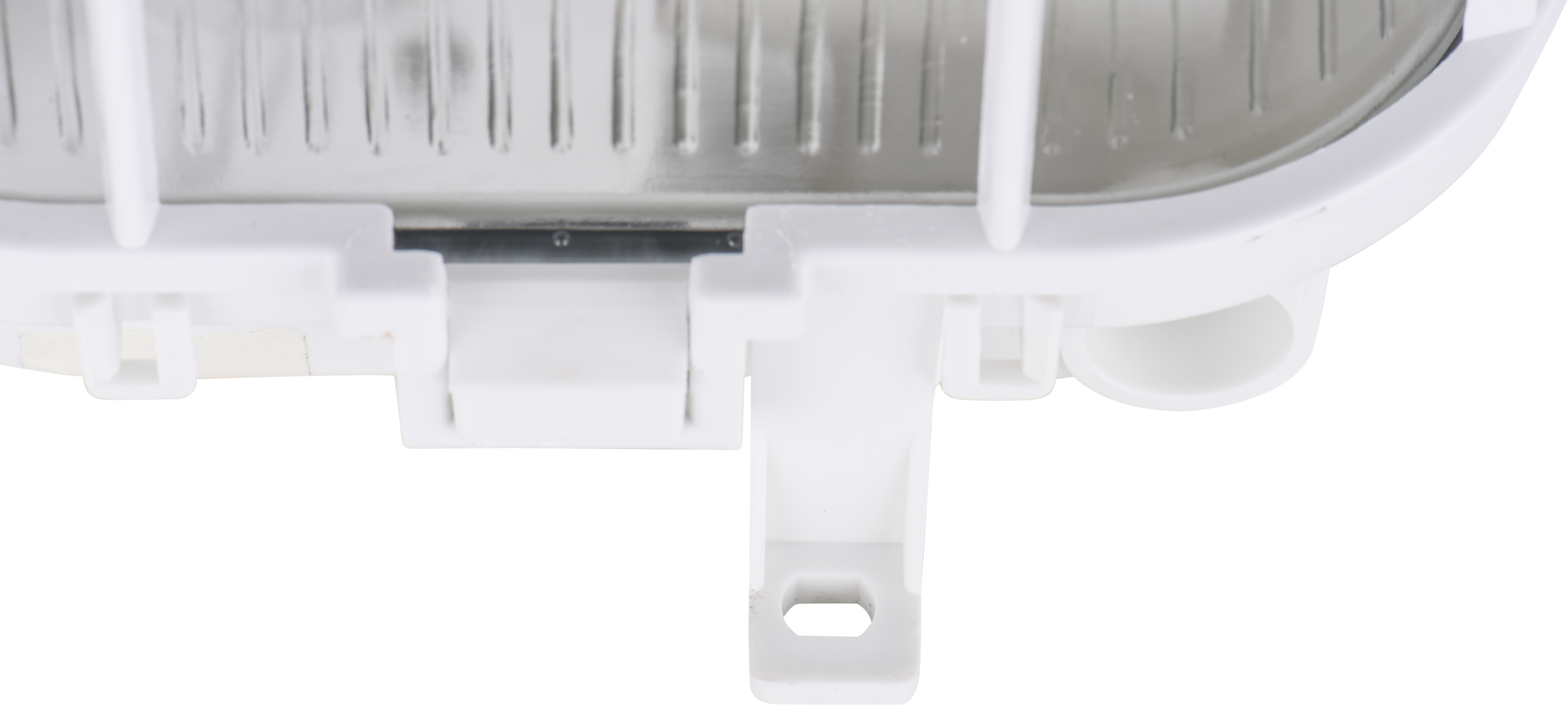 Candeeiro de parede oval Olho Boi IP44 E27 com grelha branco - 7