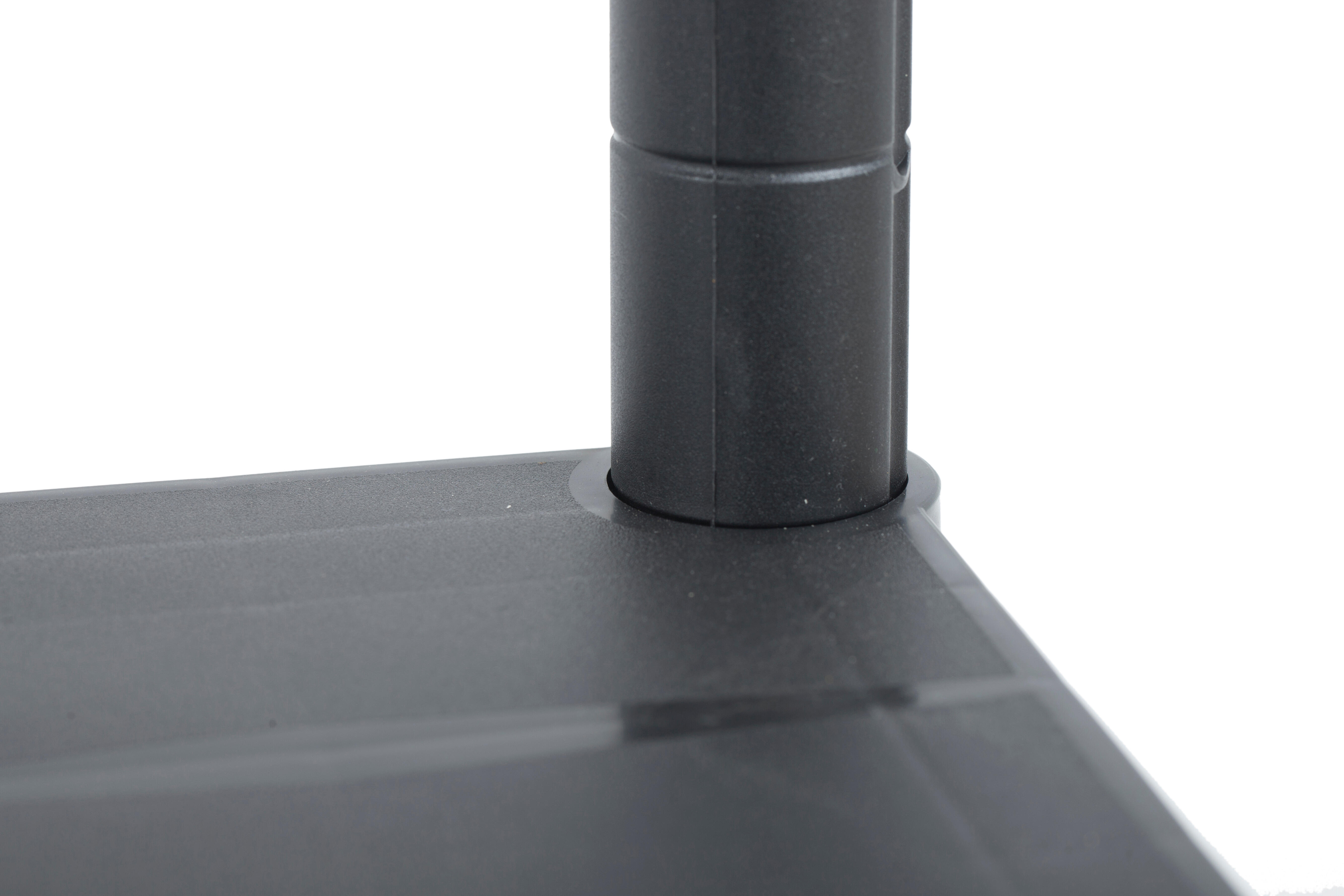 Estante em PVC preto 5 prateleiras 180x90x40 cm 200 kg Tayg Home - 5