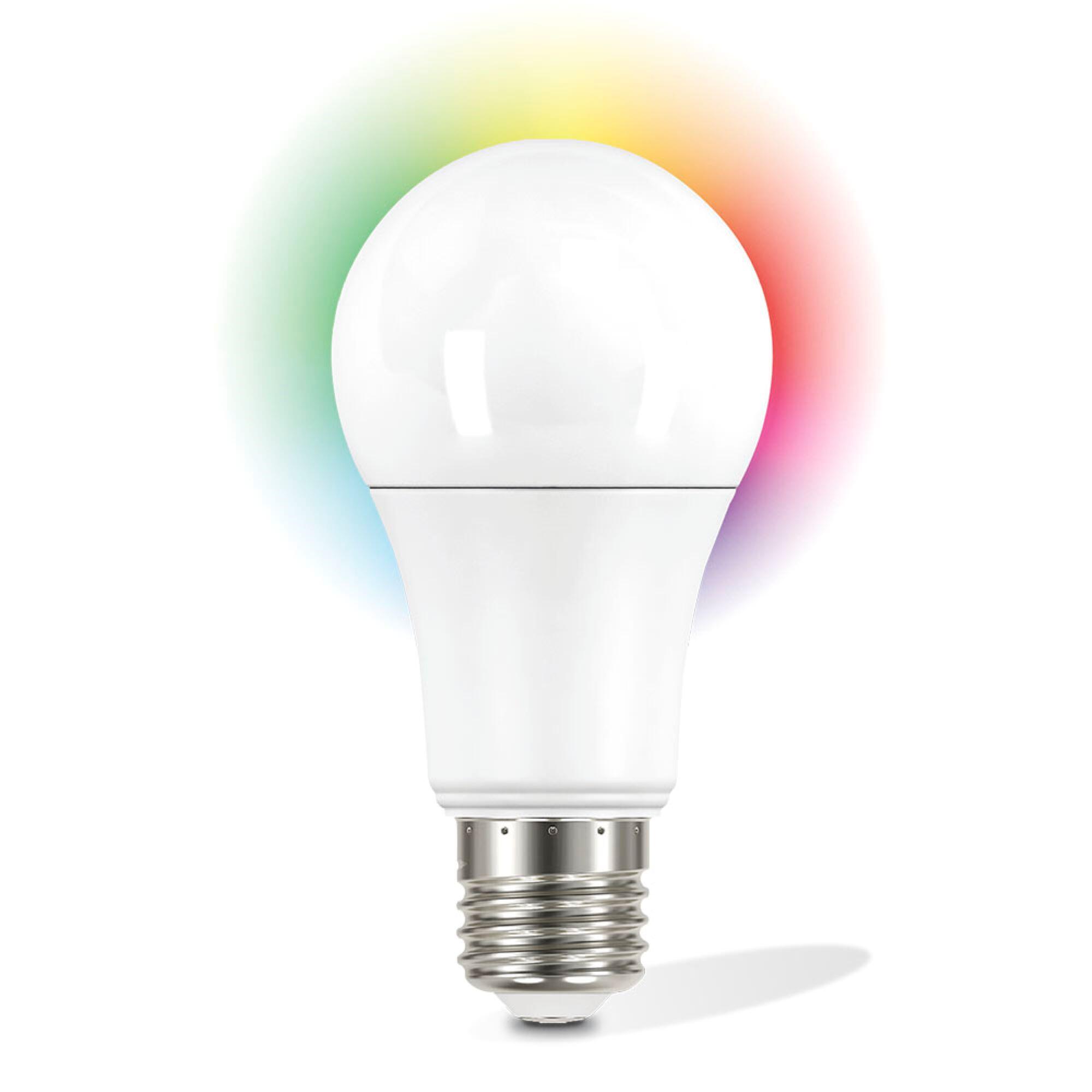 Bombilla inteligente led e27 forma estándar 1060 lúmenes 12w cct 2700k-6500k cri 89-80 luz natural y fiel clase energética f