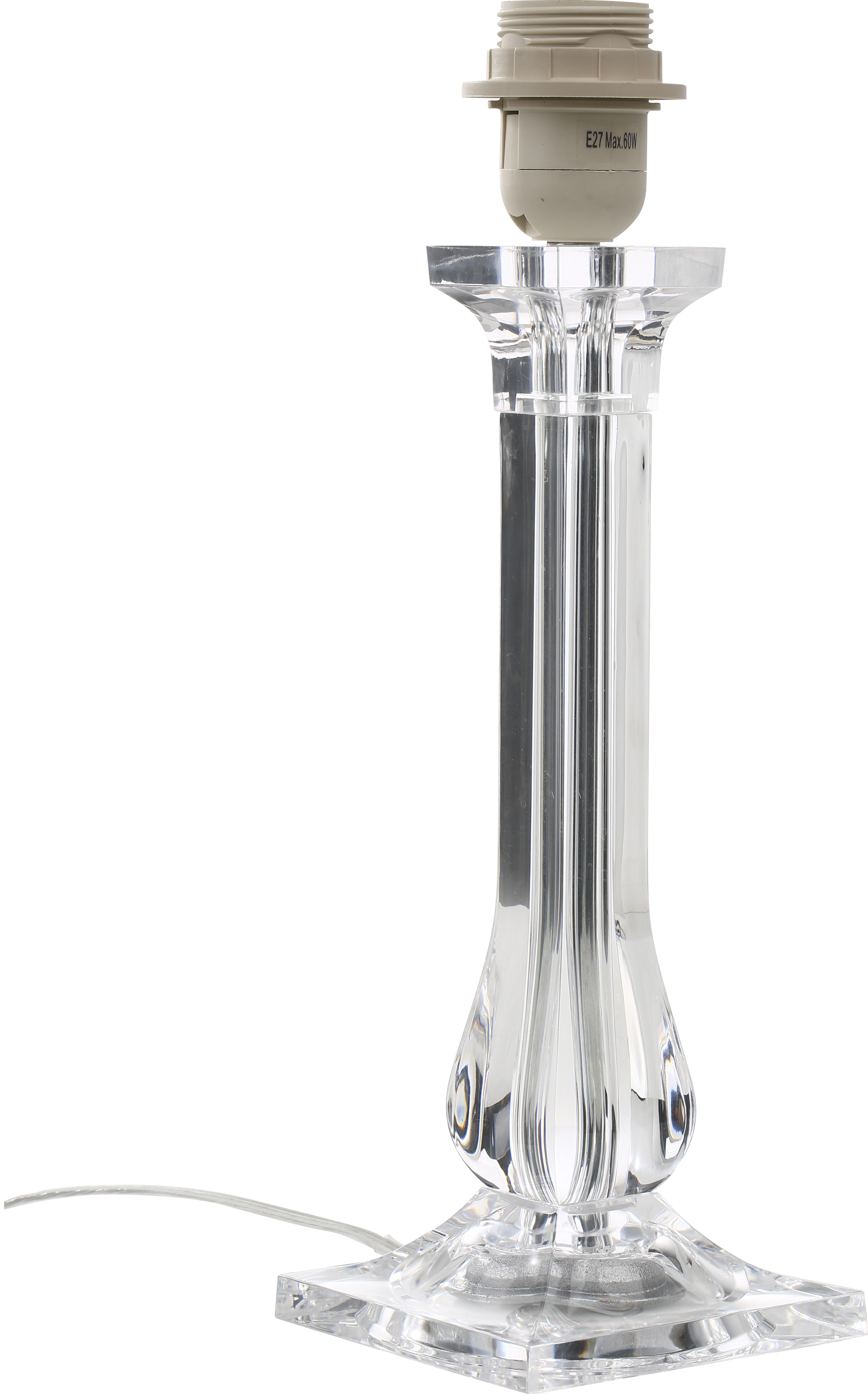 Base per lampada da terra Rozala trasparente, H 35 cm, E27 N/A - 5