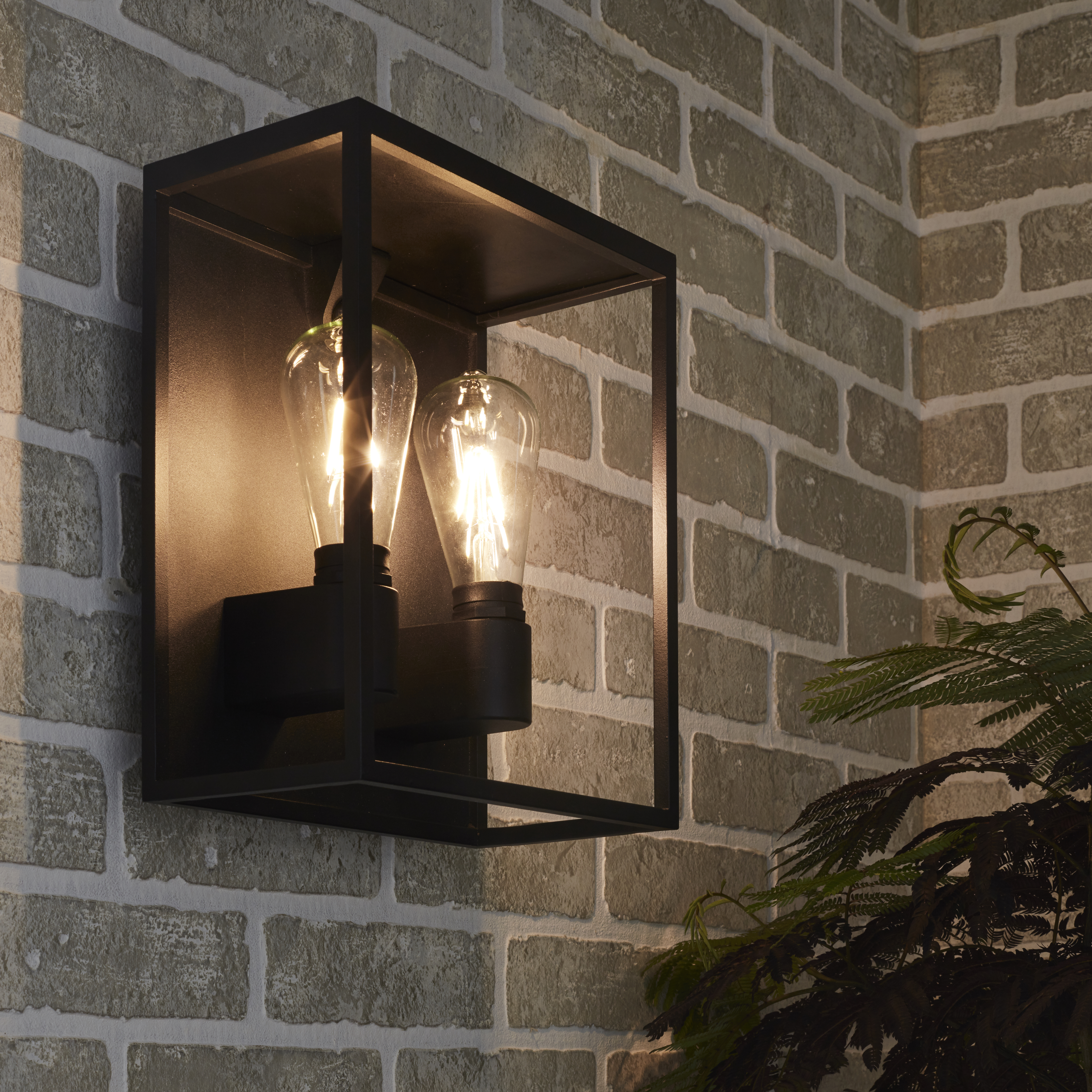 Candeeiro de parede exterior solar Omalia 300lm 2700K Inspire - 3