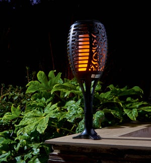 Luci solari da esterno per giardino, confezione da 2 lanterne solari sospese con catena e gancio per decorare vialetti, patii, cortili (bianco caldo) | Leroy Merlin