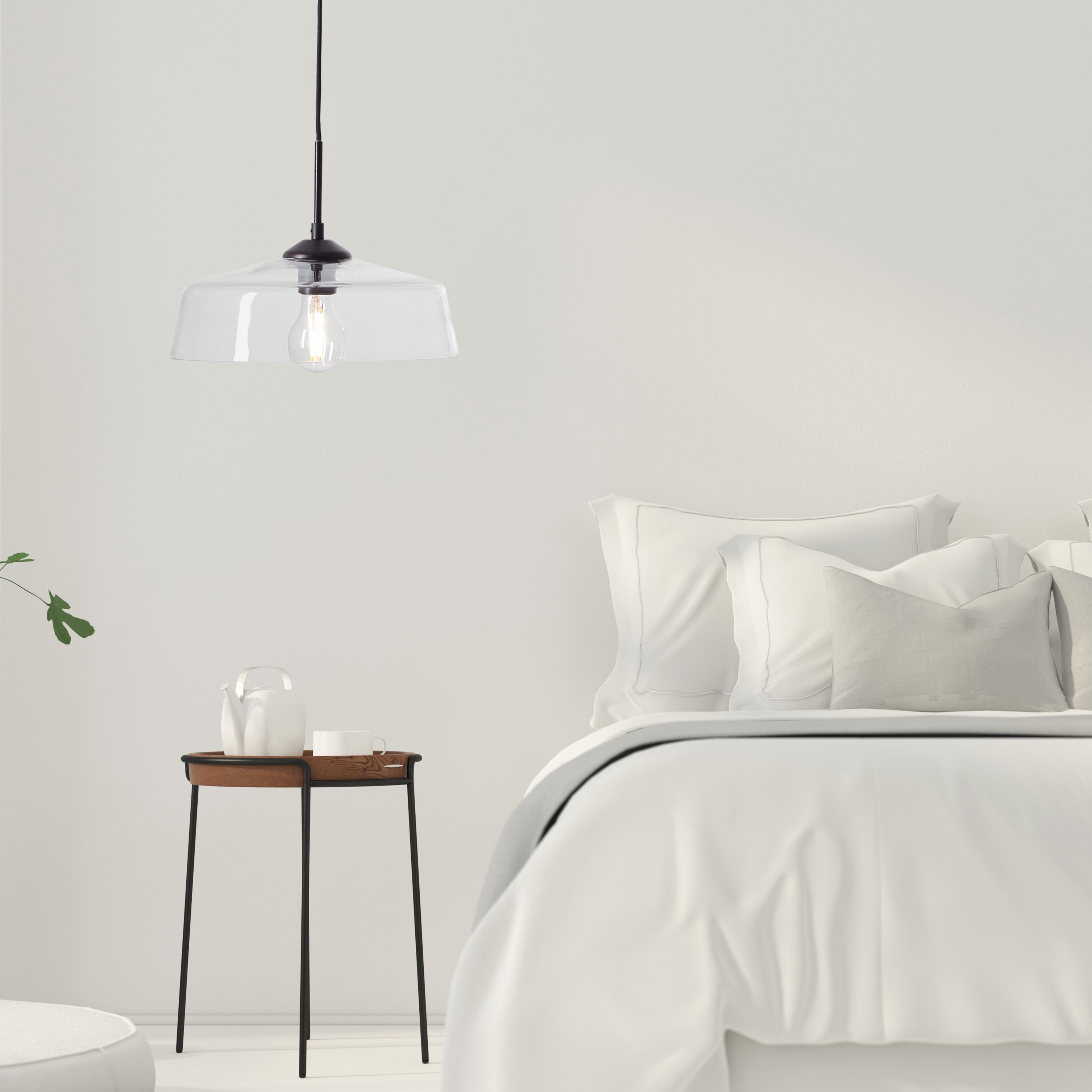 Suspension Manilla verre, transparent, Diam.33 cm INSPIRE, E27 - 3