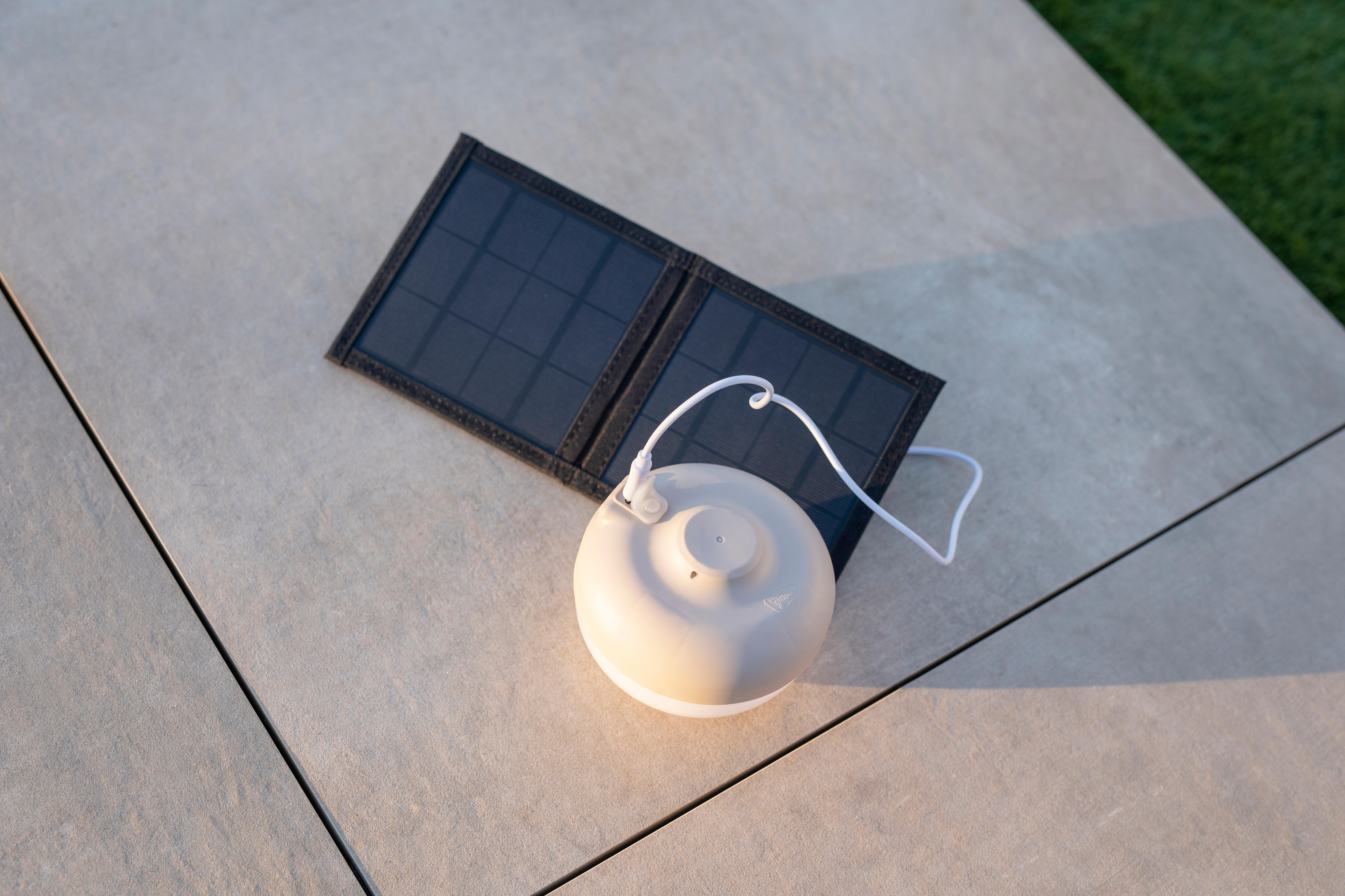 Candeeiro decorativo exterior BULLY DESPLAZ CHERRY SOLAR BEGE - 3