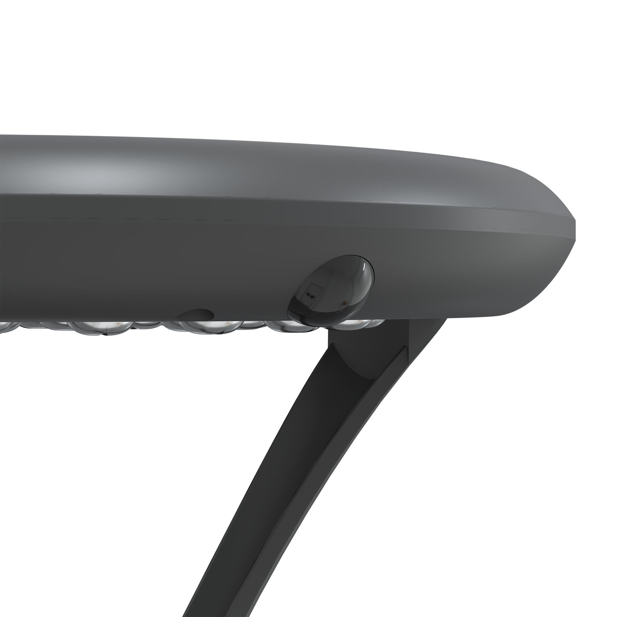 Aplique solar exterior luz LED blanco neutro IRIS aluminio gris con detector de movimiento IP65 - 8