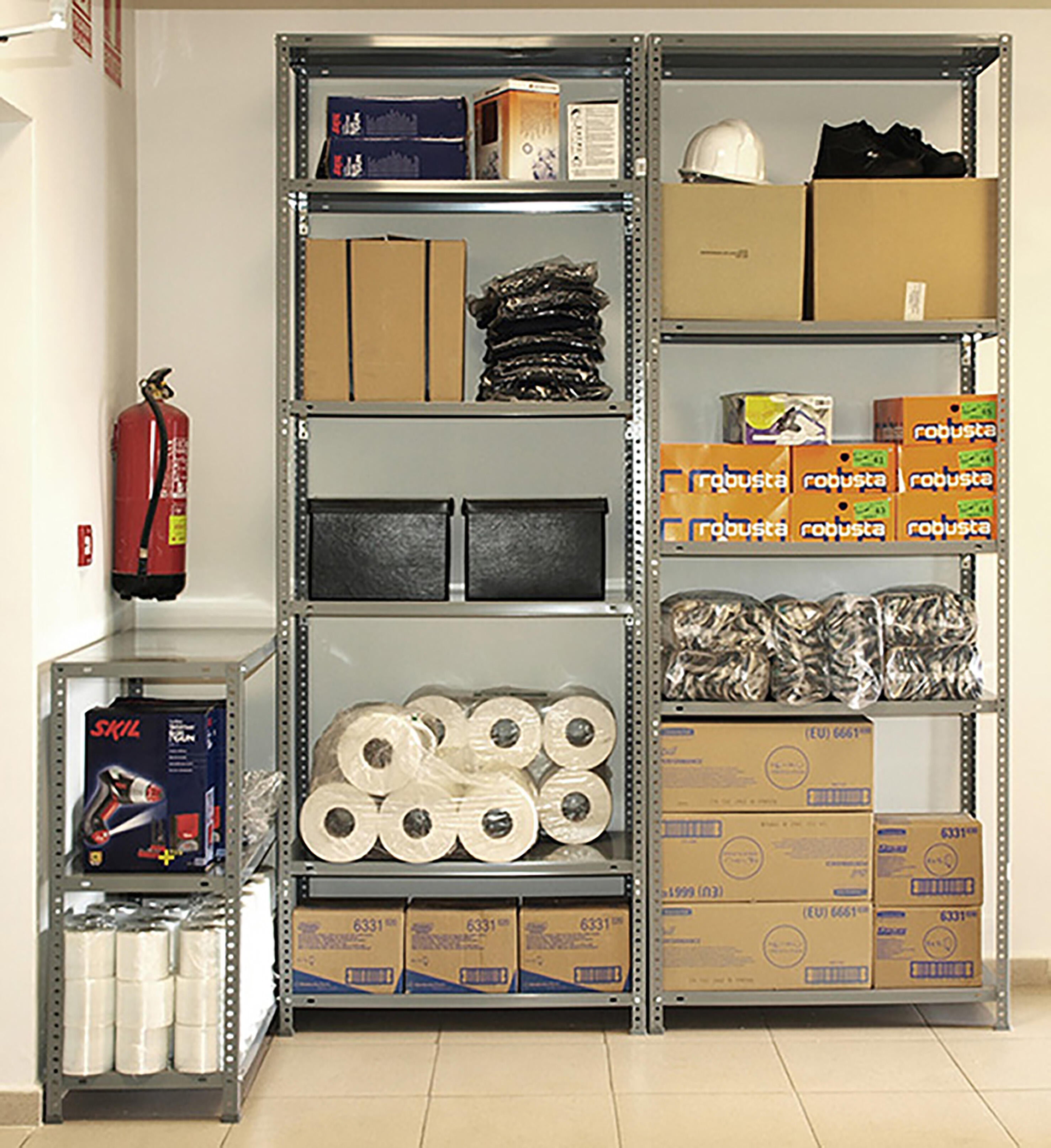 Estante com parafusos metálica 5 prateleiras 200x100x50 cm 500 kg Comfort Simonrack - 4