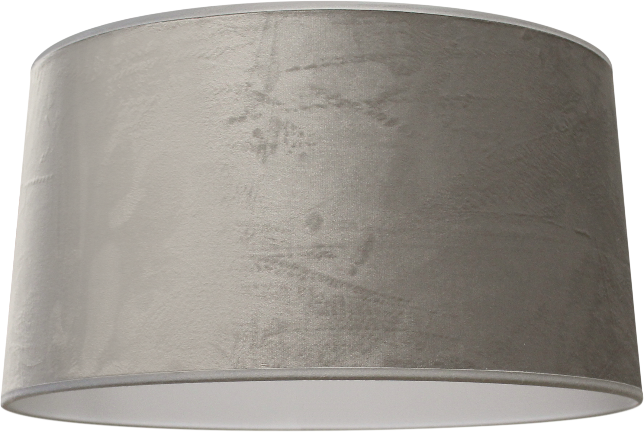 Pantalla terciopelo inspire gris ø38 cm