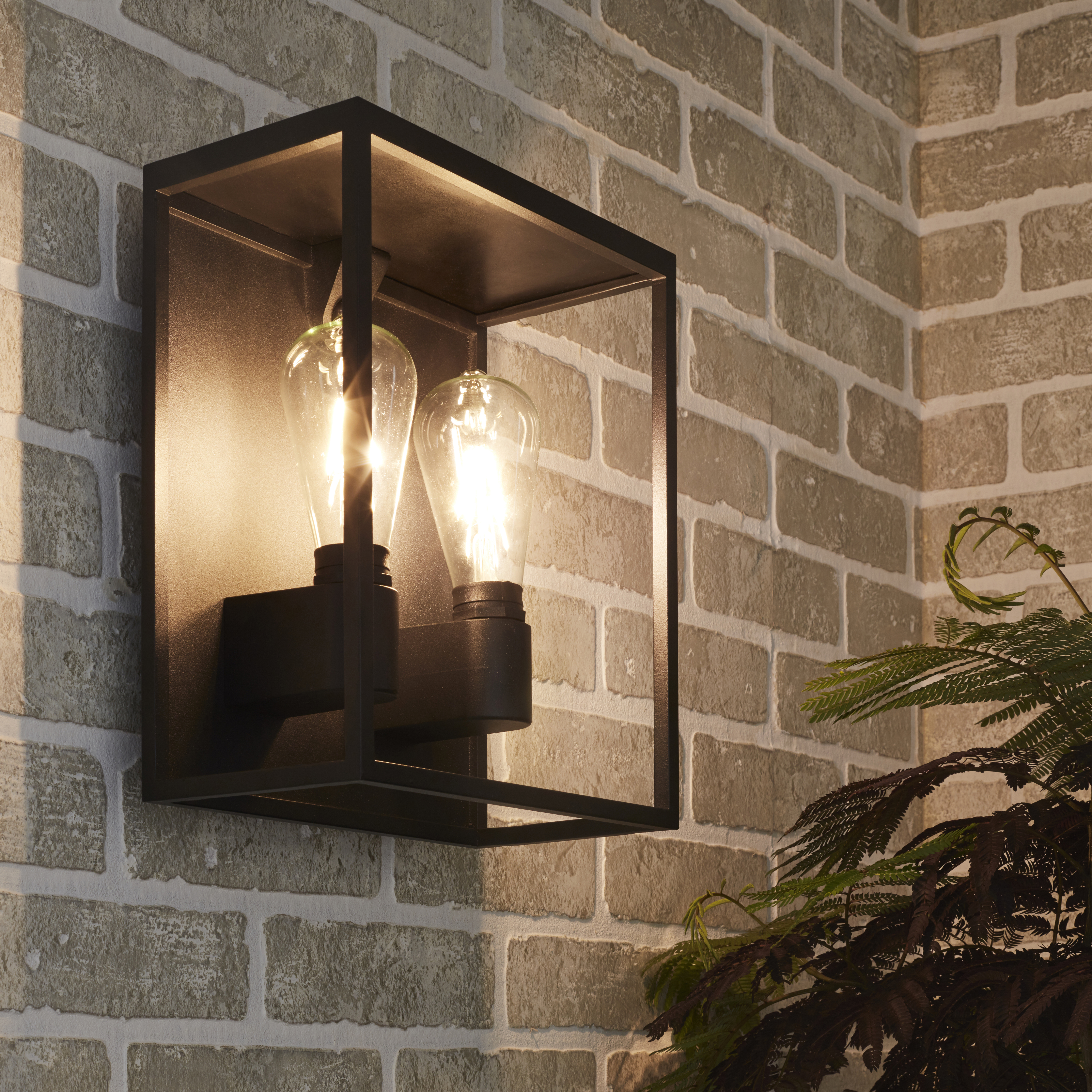 Candeeiro de parede exterior solar Omalia 300lm 2700K Inspire - 9