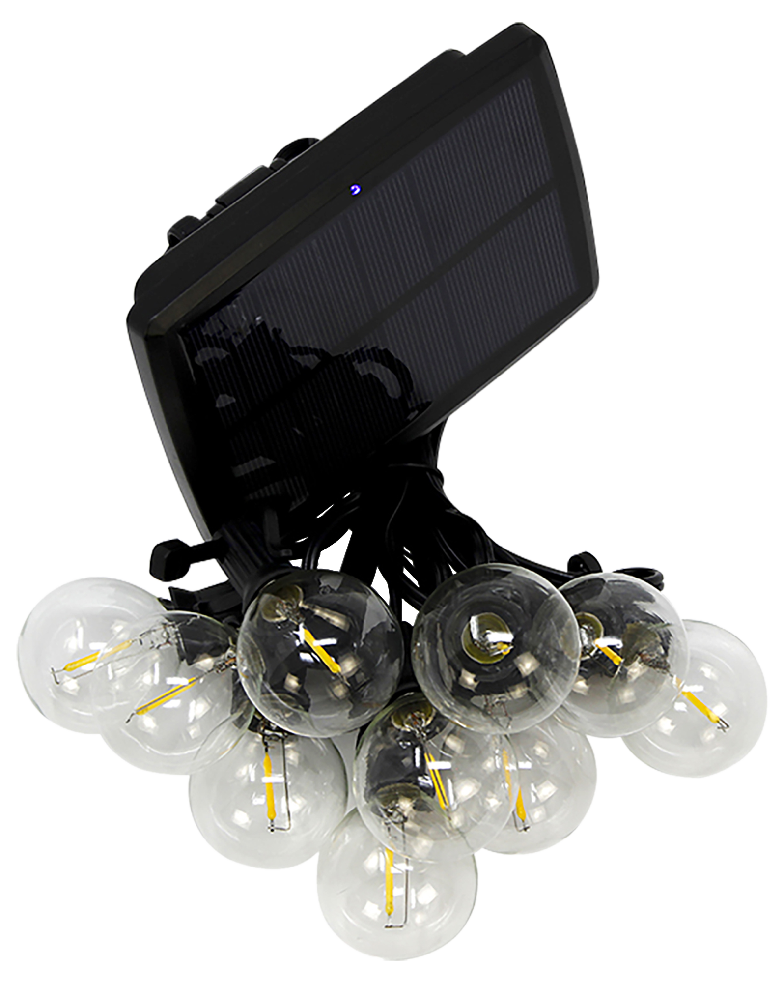 Guirnalda solar exterior LED blanco cálido con sensor crepuscular  Borealis IP44 8h. autonomía - 19