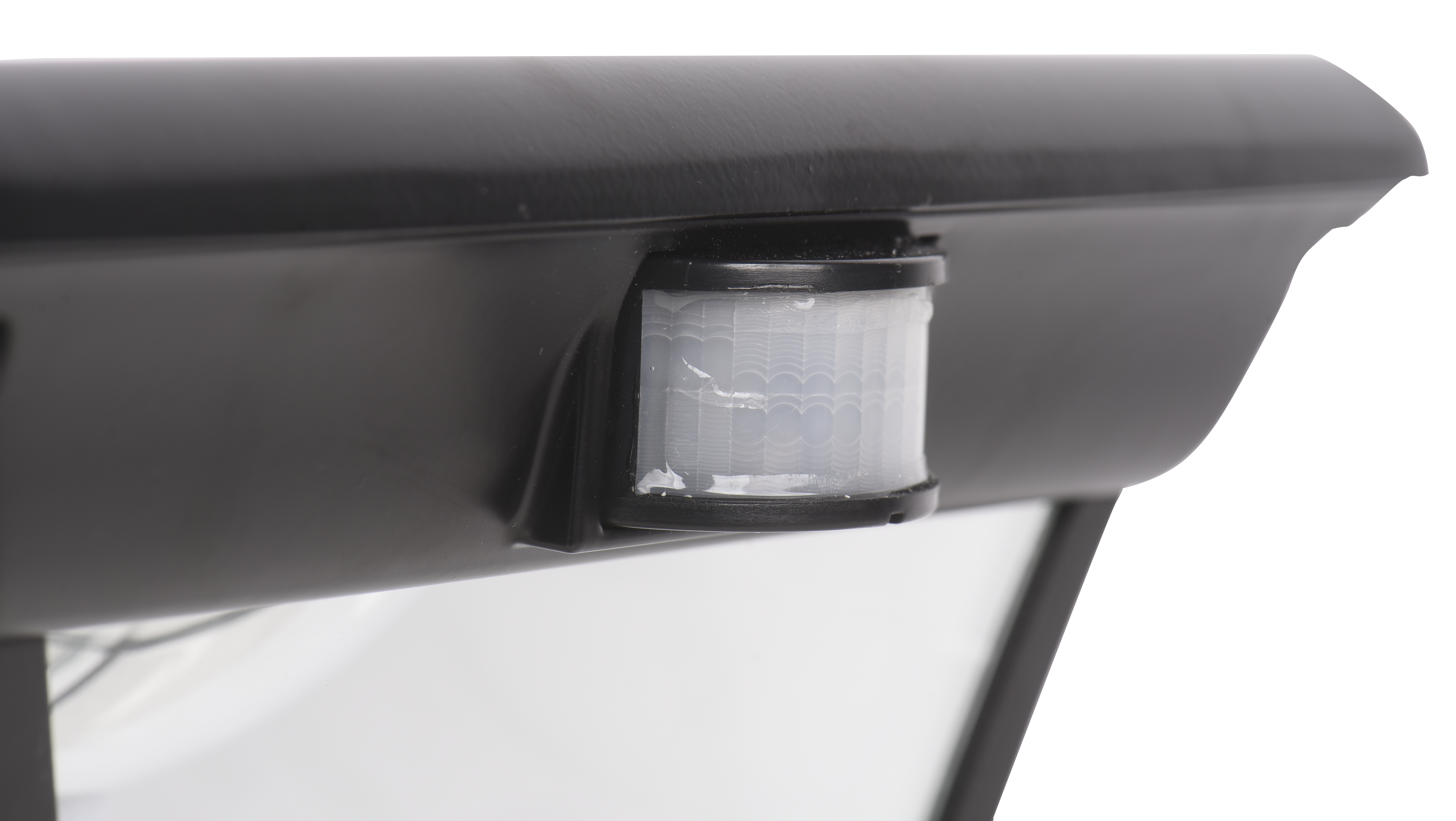 Aplique solar exterior luz LED blanco cálido Pegaso aluminio negro con sensor crepuscular y detector de movimiento IP44 - 9