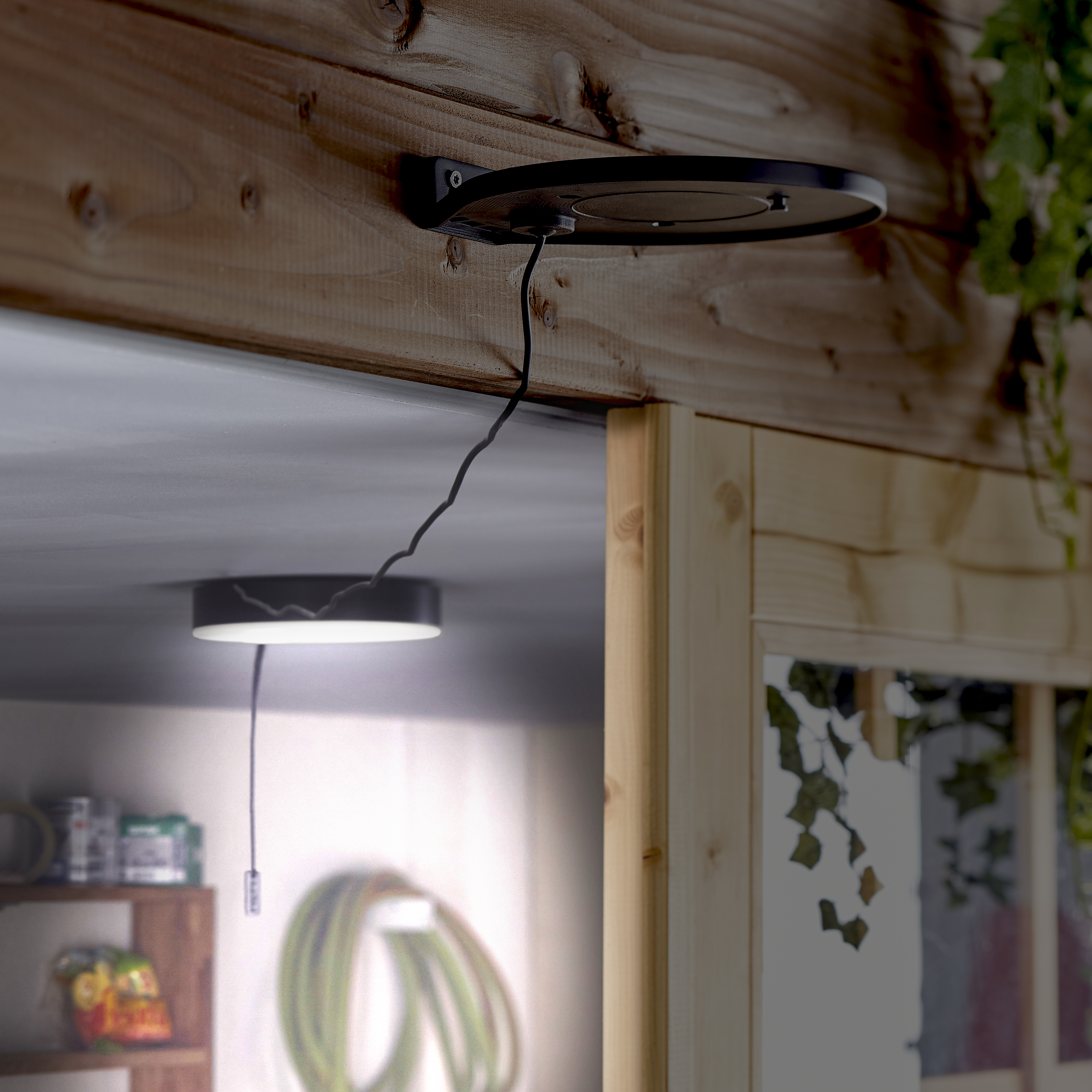 Candeeiro de parede exterior led solar Kampala 250lm Inspire - 8