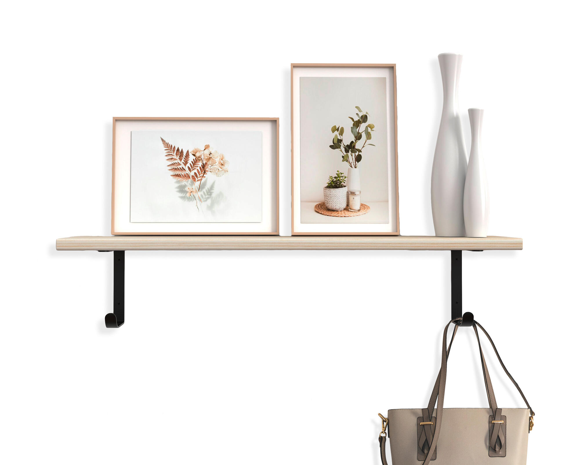 Escuadra decorativa HANGER Negro Epoxi Alt. 14,5 x An. 18 cm - 6