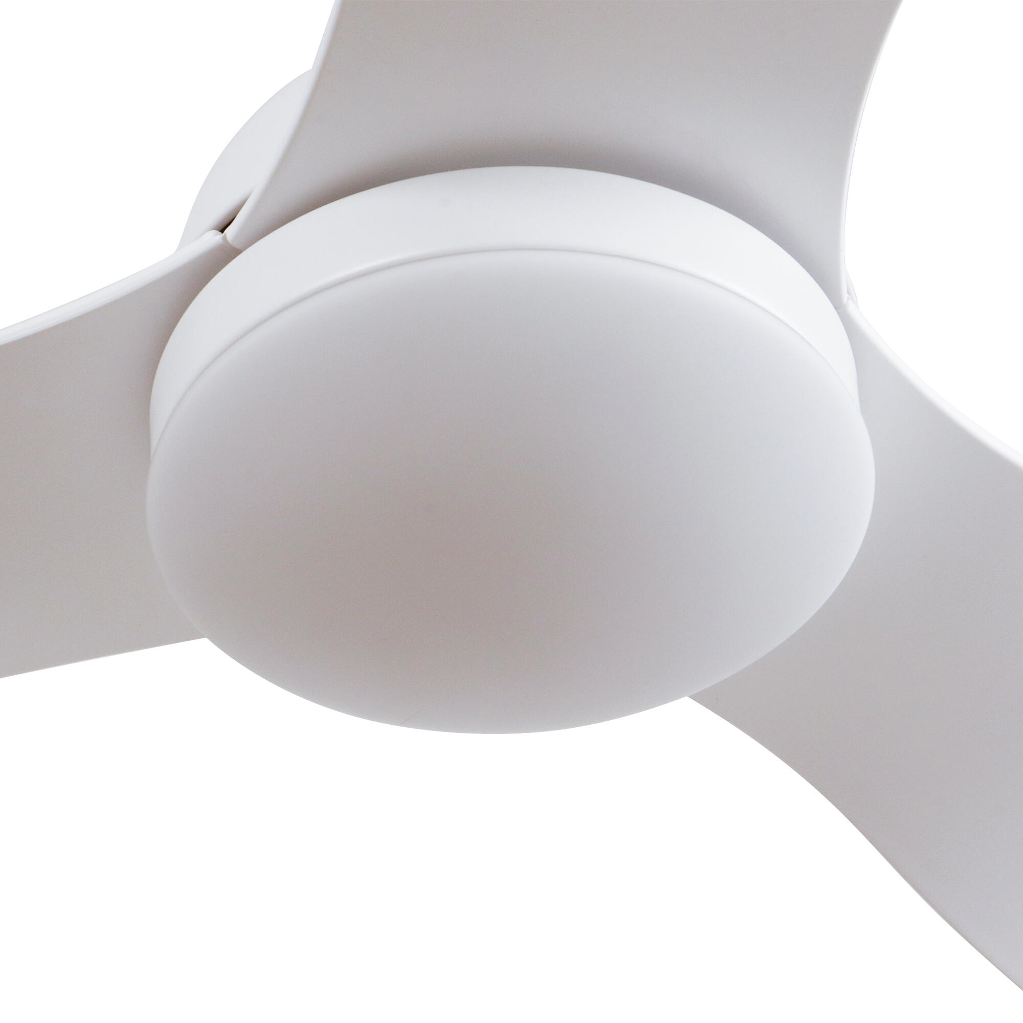 Ventilador de techo con luz motor AC Edhea blanco - 9