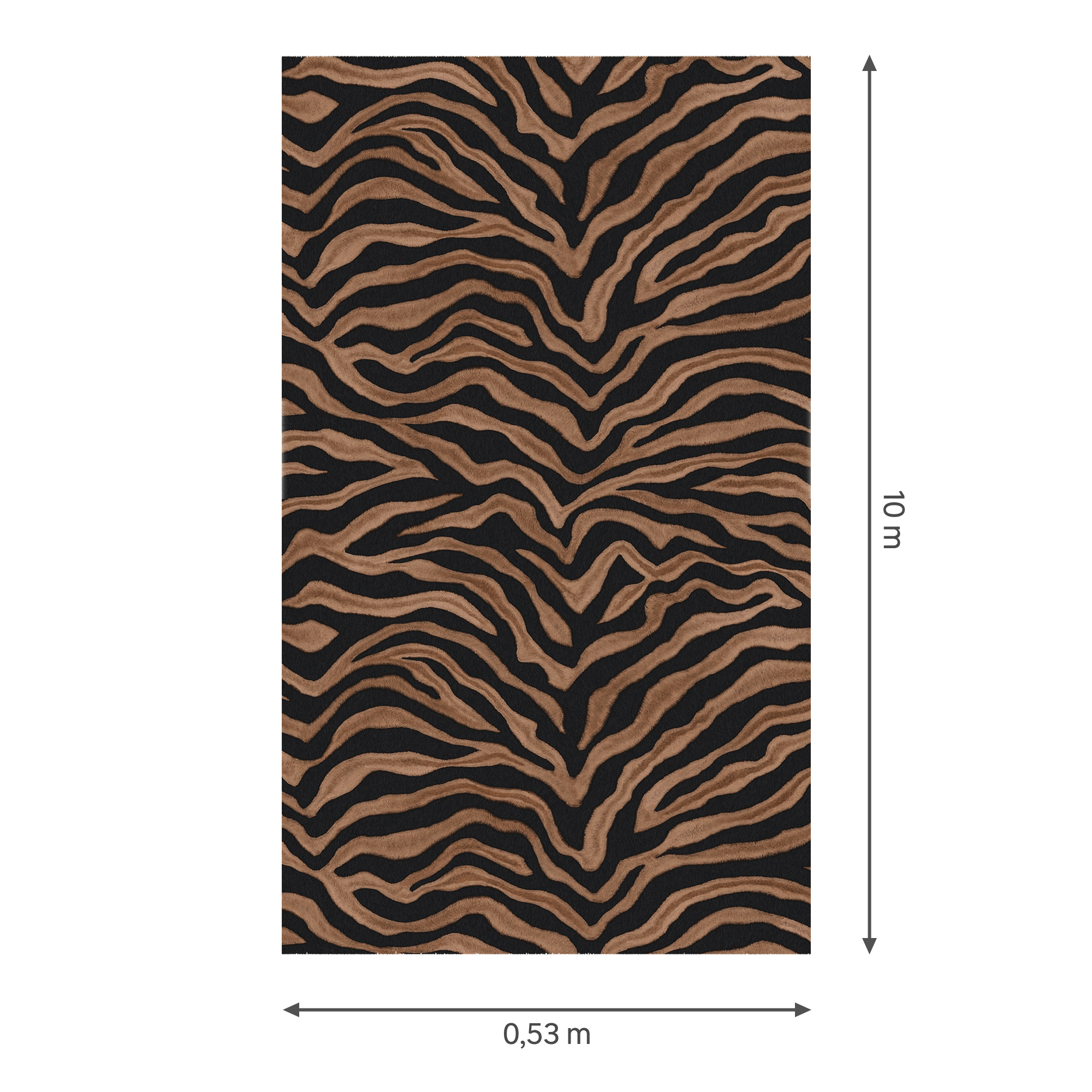 Papel pintado vinilo animales natural fx g67490 marrón
