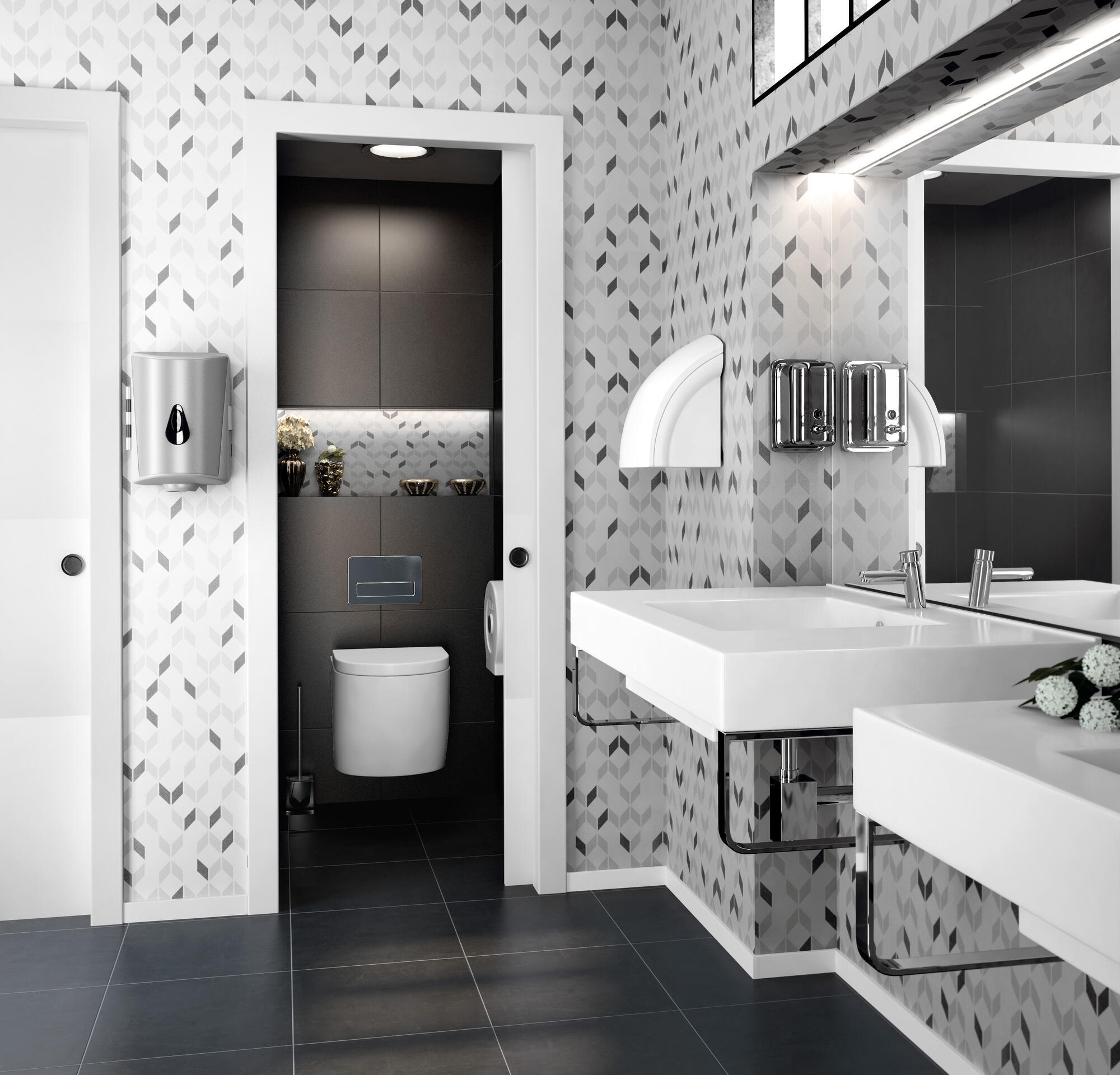 Reforma en el baño sin obras: 5 azulejos adhesivos de Leroy Merlin para un  baño de revista a partir de 20 €