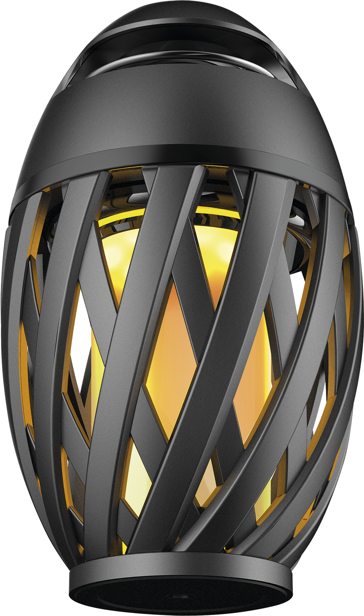 Lámpara de mesa sin cable LED Altavoz Bluetooth Inalámbrico Portátil ARTE CONFORT con estructura negra luz cálida 1700K alimentación USB - 12
