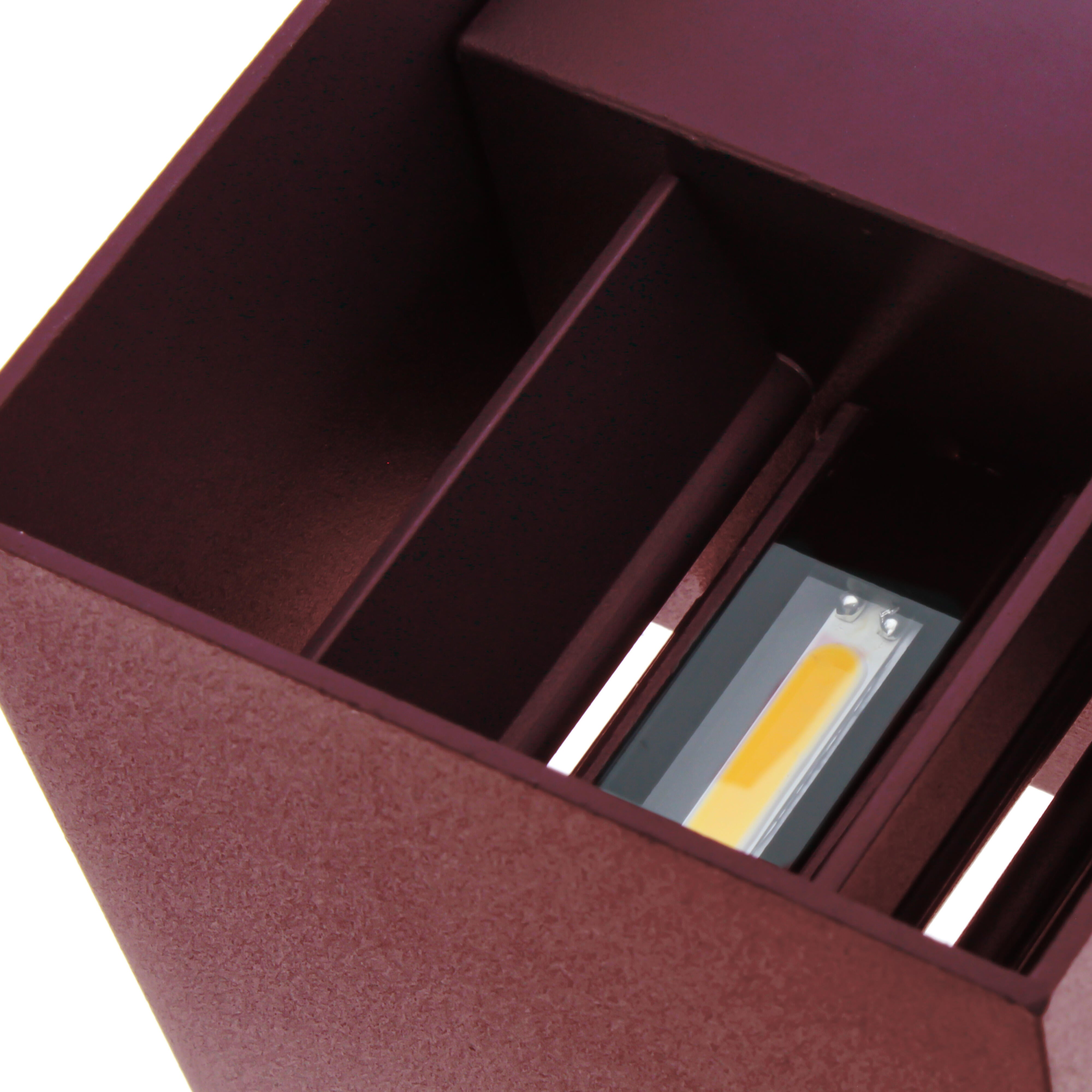 Plafón Open  Módulo LED 1400 lm marrón 10 cm blanco - 8