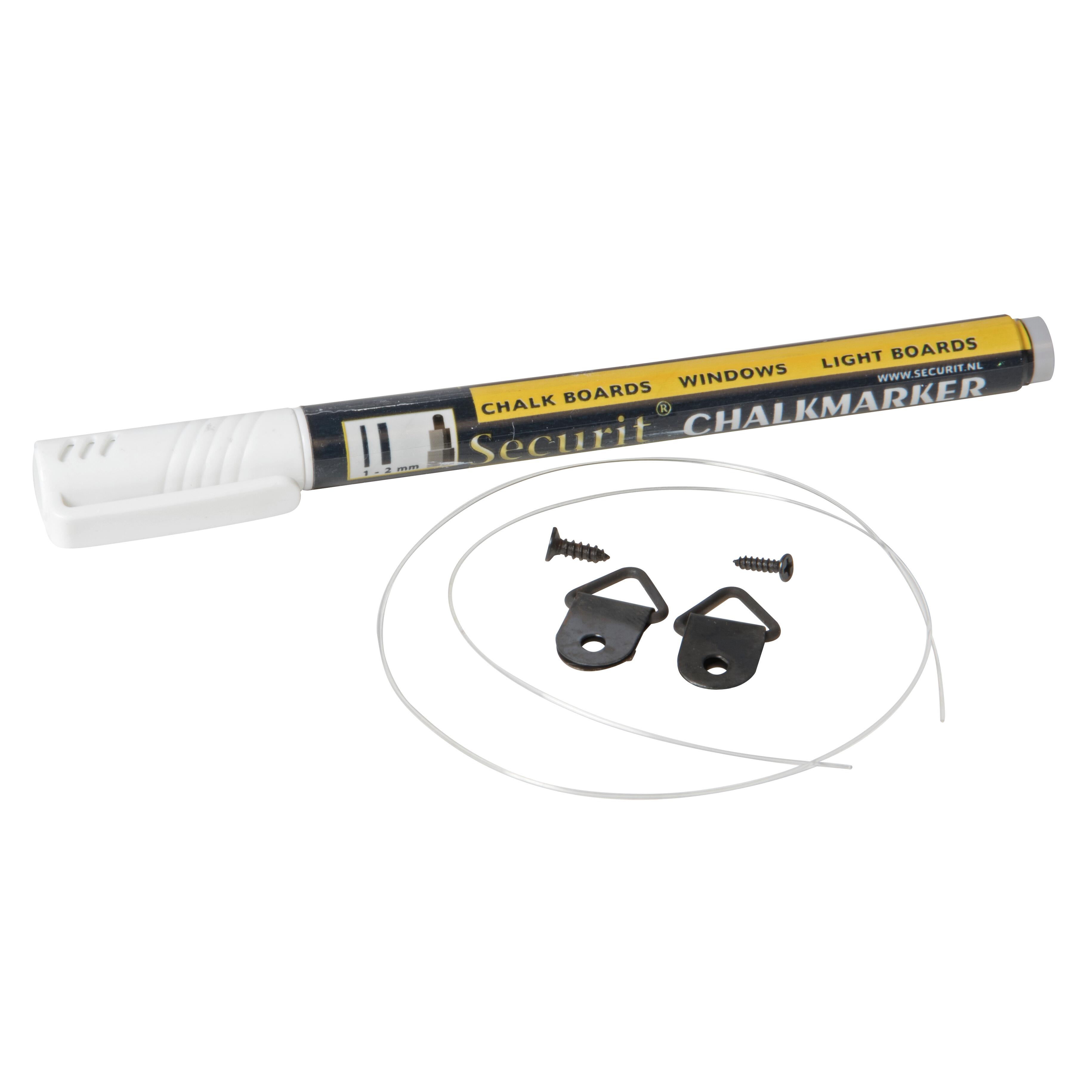 Lavagna Woody teak 60x80 cm - 4