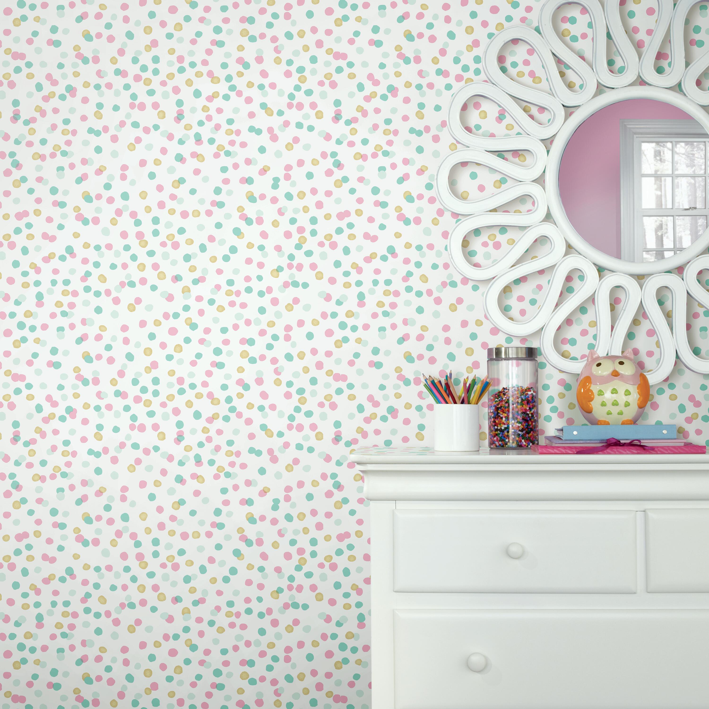 Papel pintado vinilo naturaleza confeti